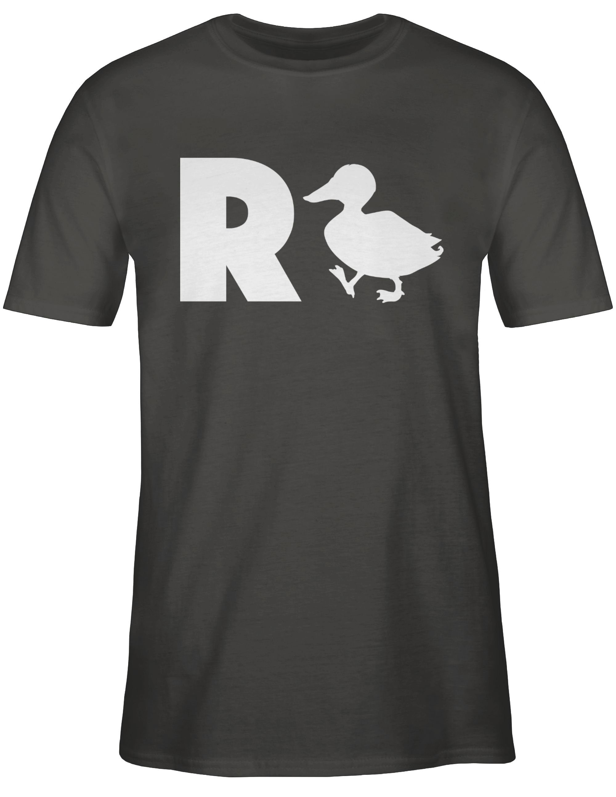 Shirtracer T-Shirt R Ente Geschenk Rente Geschenke Ruhestand I Rentner Rente – Bild 2 von 5