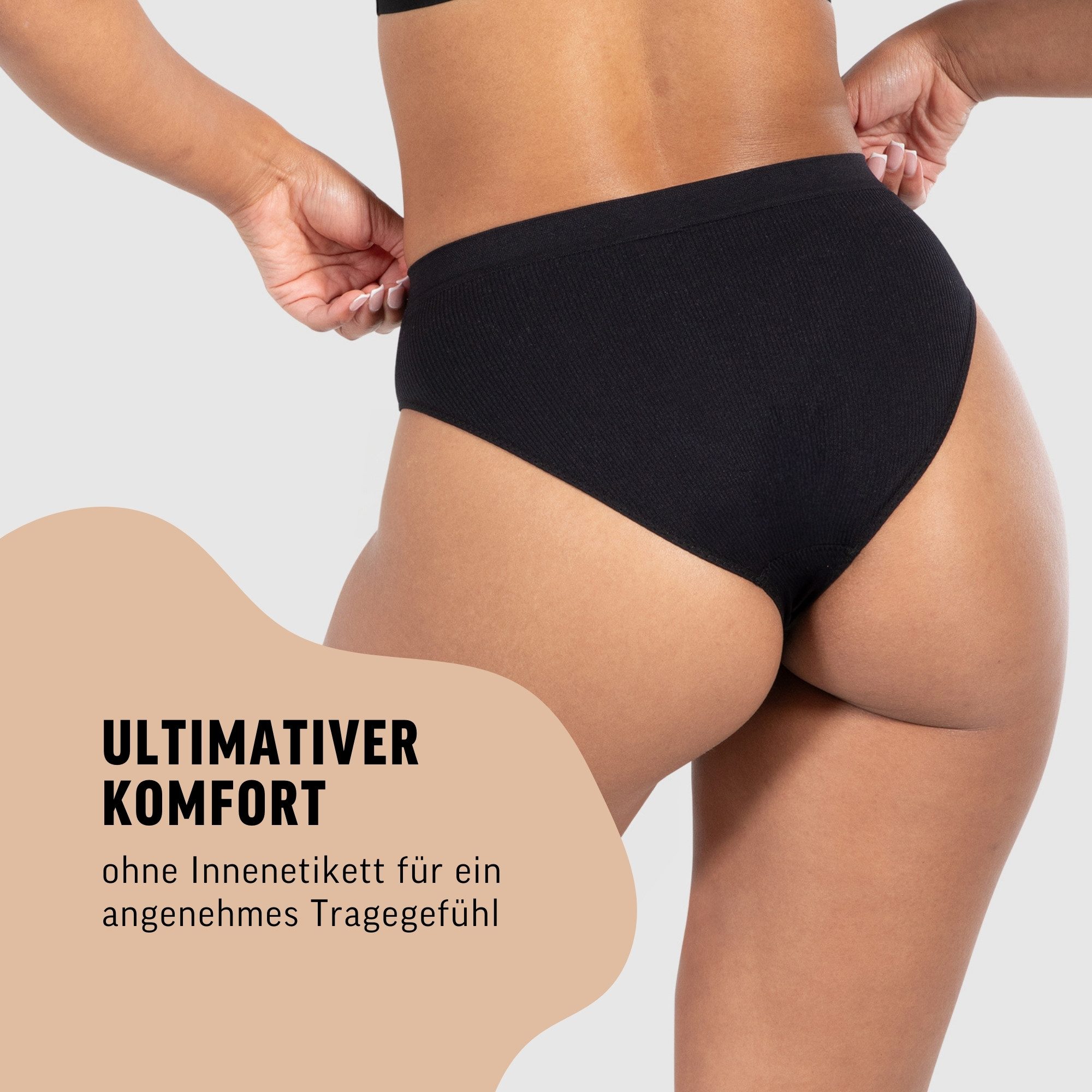 Smilodox Slip Nysa, Unterhose weicher dehnbarer Stoff Nahtlose rutschfeste & blickdichte Unterwäsche, Eleganter Taillenslip