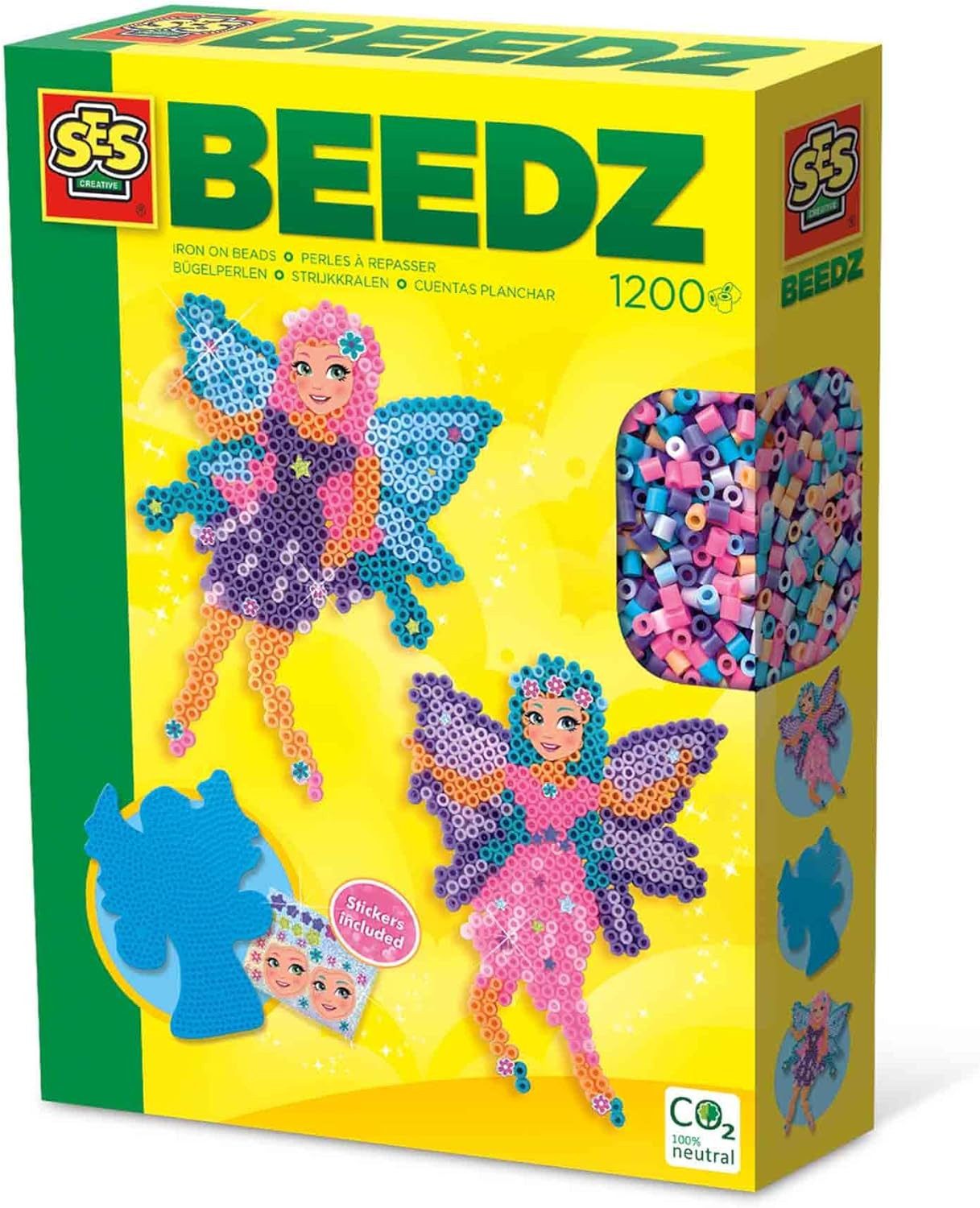 SES Creative Spiel SES Creative Bügelperlen-Set Elfen & Feen - 1200 Бисер