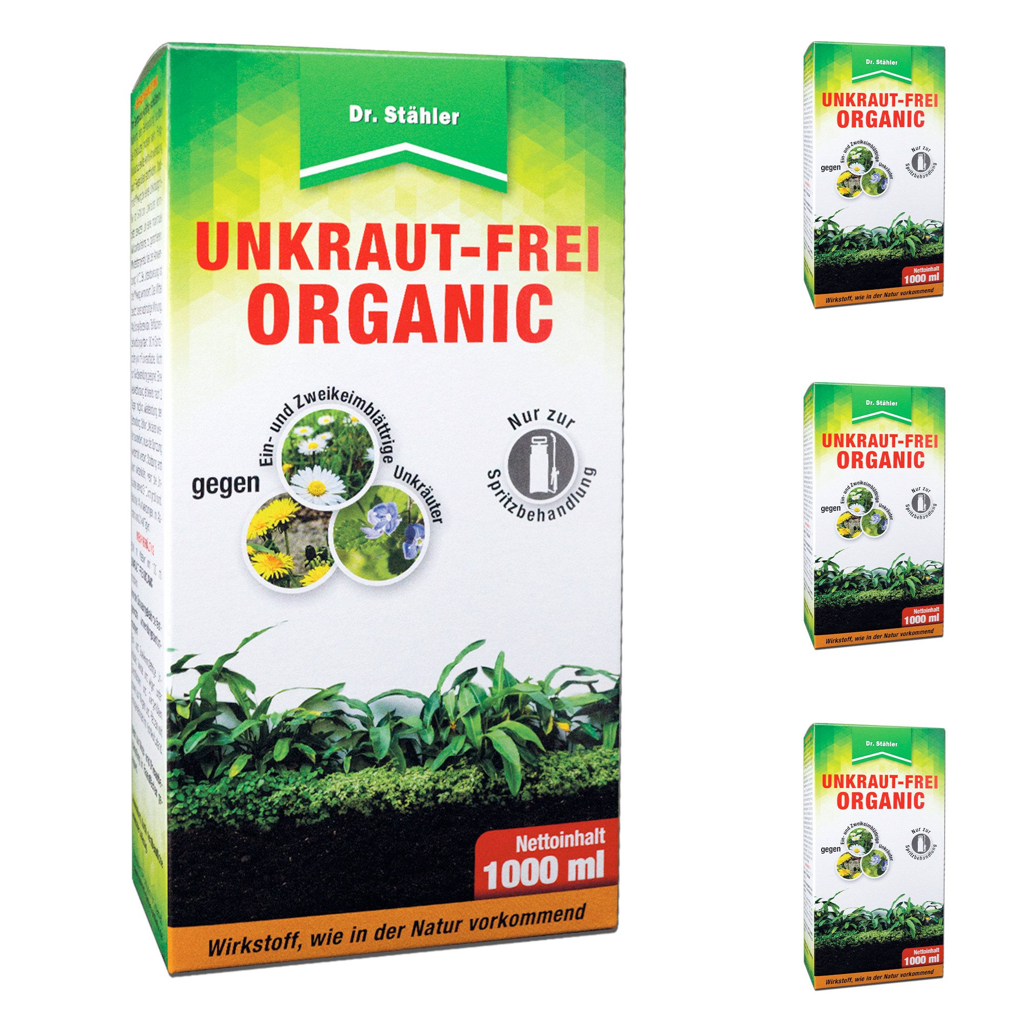 Unkrautbekämpfungsmittel Unkraut-Frei Organic: Sprühmittel zur Unkrautbekämpfung