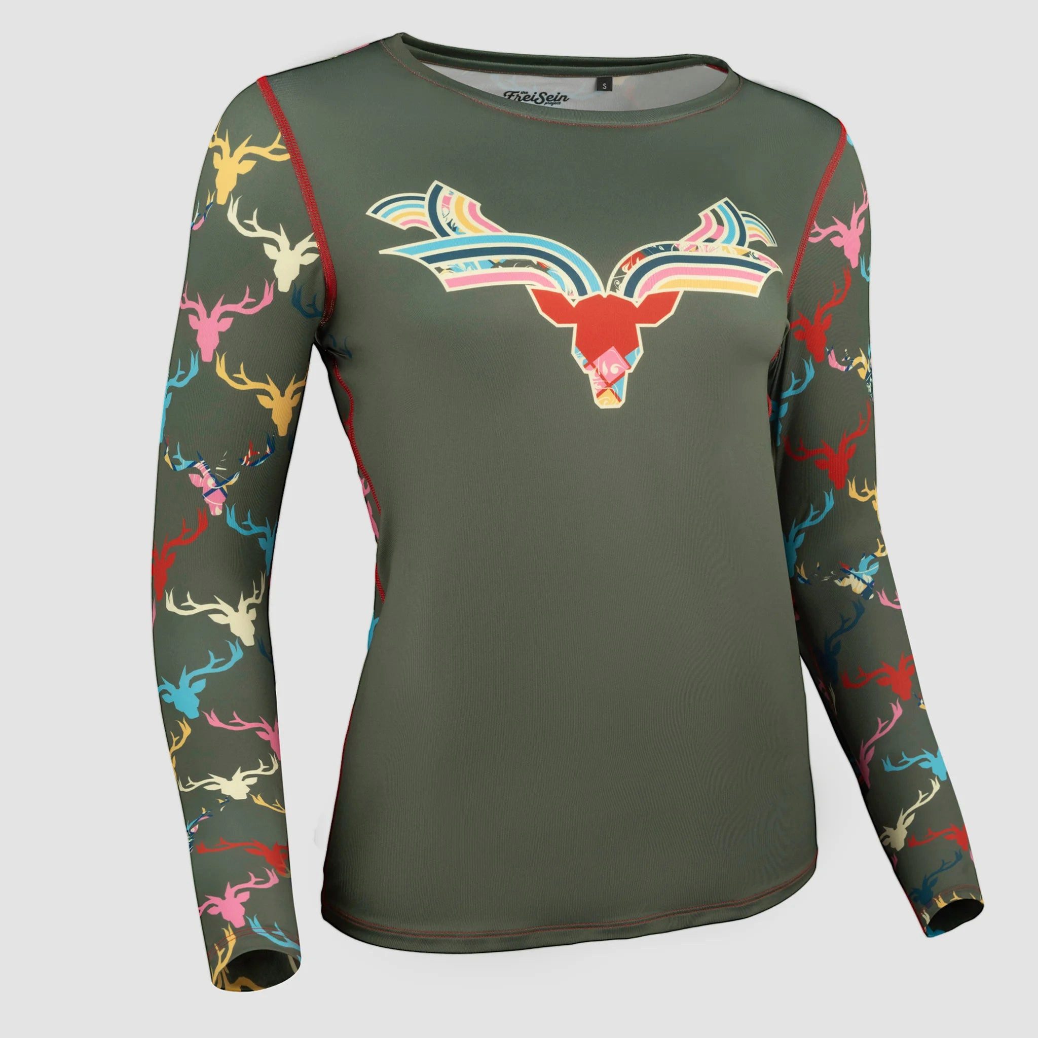 Freisein Project Funktionsshirt BrightAntlers Blue Sign günstig online kaufen