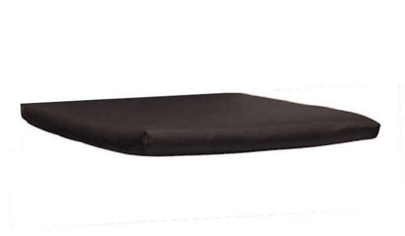 KETTtex EXKLUSIV Polsterauflage KTH 2 - schwarz - Polsterauflagen für Gartenstühle, mit Reißverschluss
