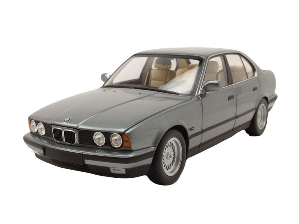 Modellauto BMW 5er 535i E34 1988 grau metallic