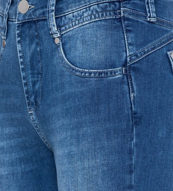 incasual Ankle-Jeans Röhrenjeans figurbetont mit Schnürdetail