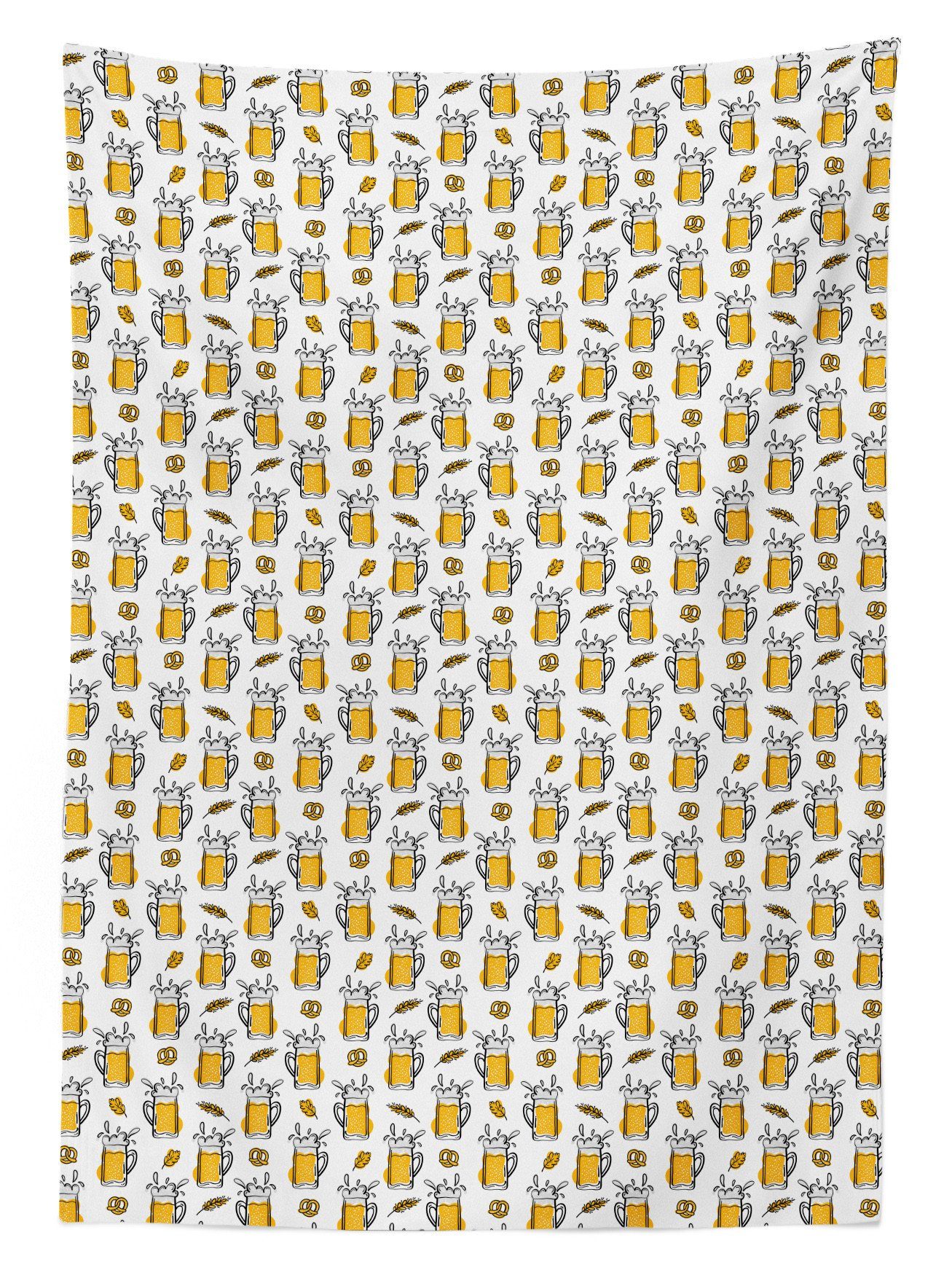 Abakuhaus Tischdecke Farbfest Außen Bereich Bier Getränk Klare Alkoholisches den Farben, Waschbar Für Tasse geeignet in Muster