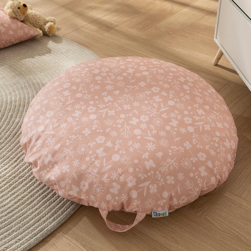 howa Bodenkissen flowers, Kissen incl. Füllung Ø 80 cm für Kinderzimmer