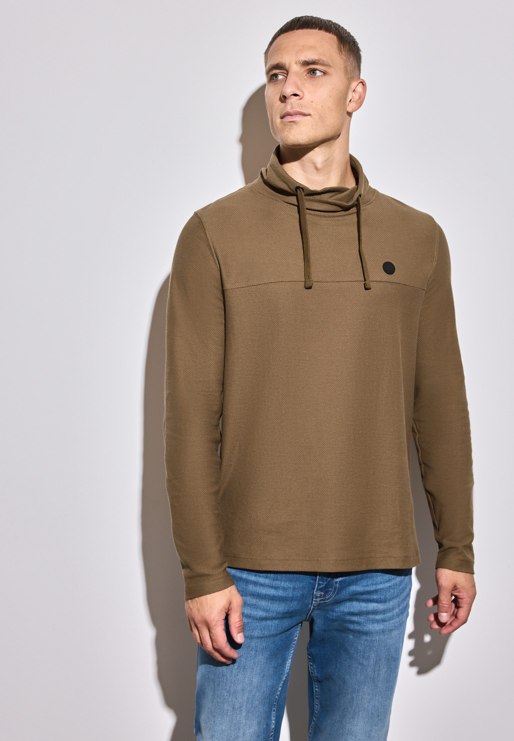 STREET ONE MEN T-Shirt aus reiner günstig online kaufen