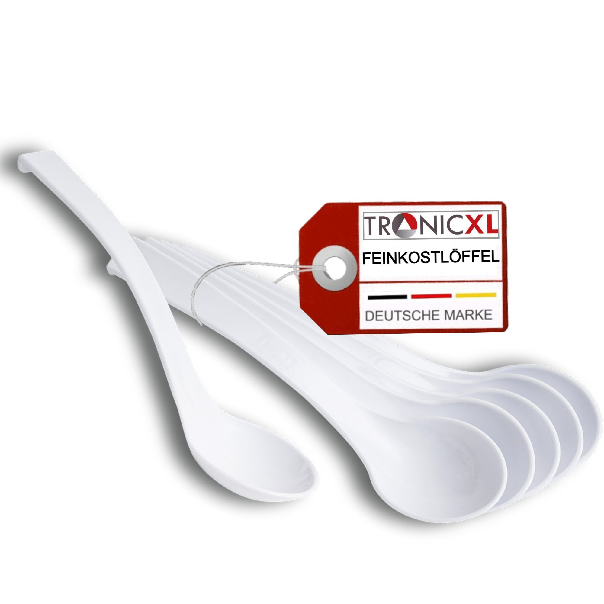 TronicXL Schöpflöffel 12 Servierlöffel San für Gemüse Kartoffel Feinkost Löffel Servieren, servier löffel gastro gastronomie zubehör restaurant