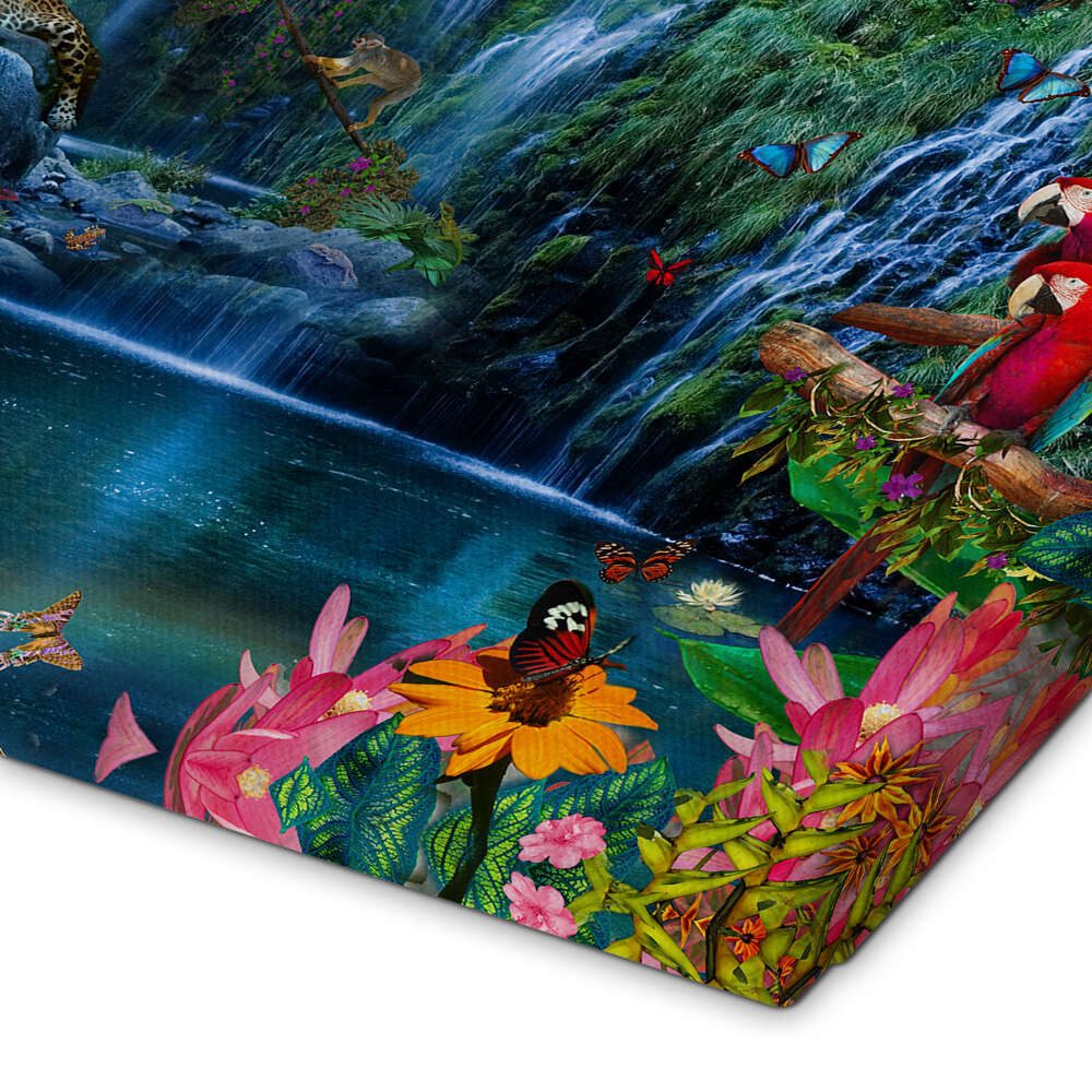 Posterlounge Wandbild Papageien in den Tropen, Alixandra Mullins, erhältlich als Poster, Leinwandbild, Wandsticker oder Acrylglasbild