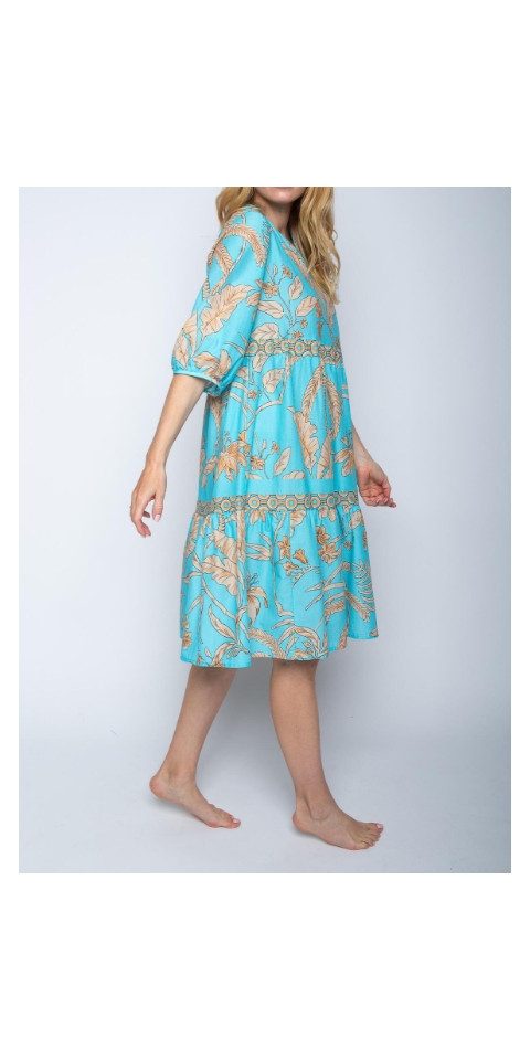 Emily Van Den Bergh Blusenkleid Volantkleid günstig online kaufen
