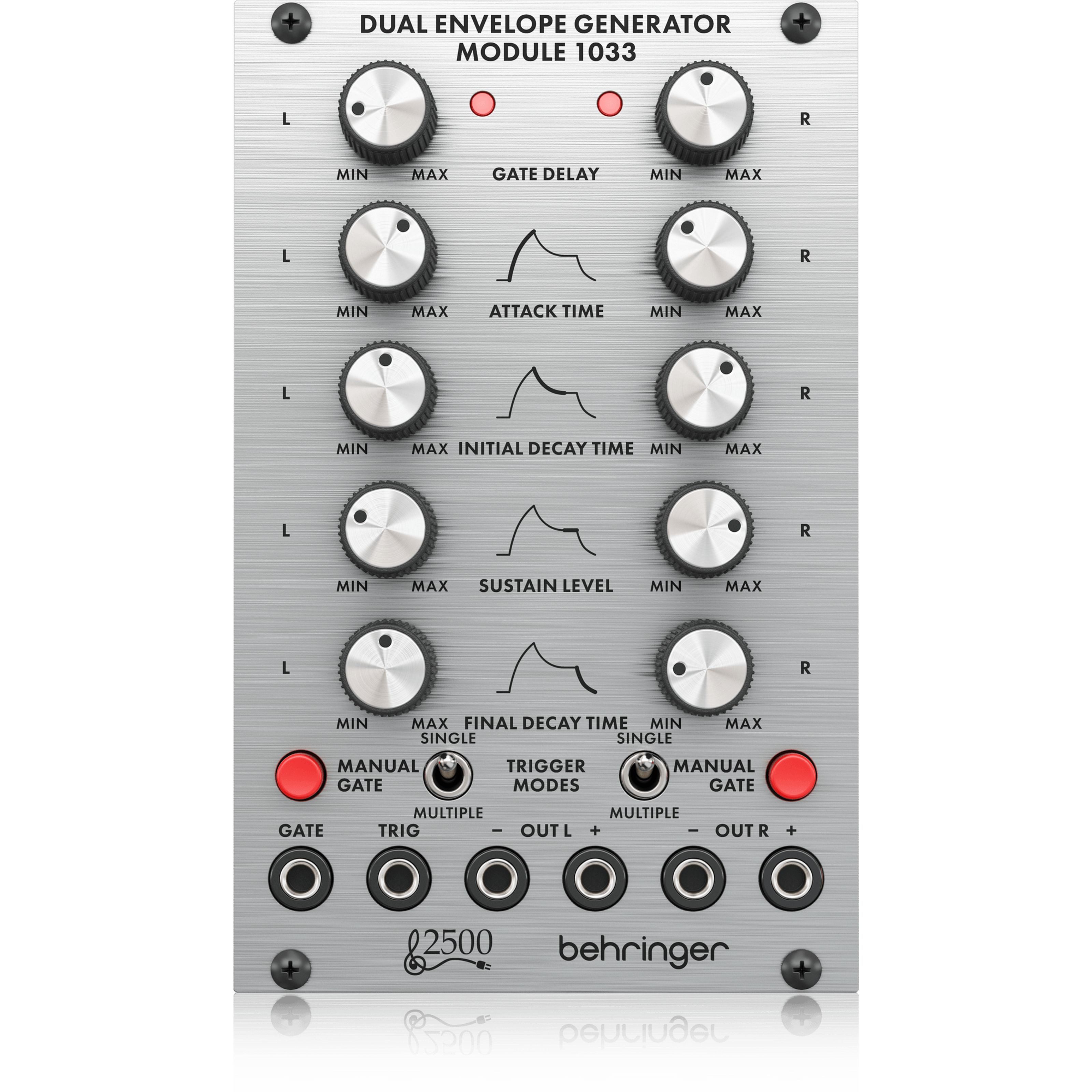 Behringer Synthesizer, Dual Envelope Generator 1033 Envelope Modular