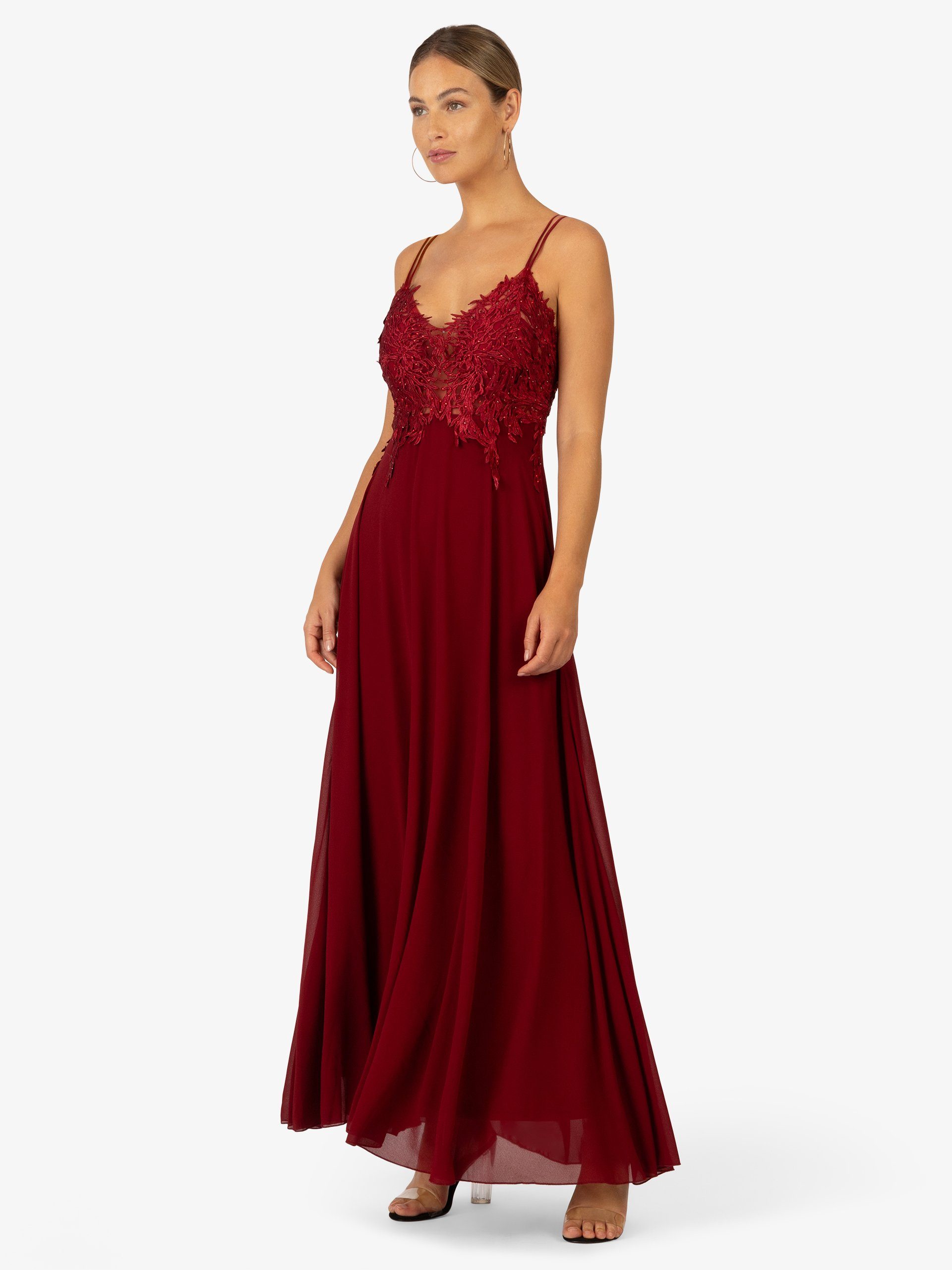 Kraimod Abendkleid aus Spitze und Chiffon