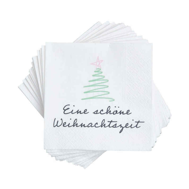 BUTLERS Papierserviette APRÈS Papierserviette Weihnachtszeit 20 Stück