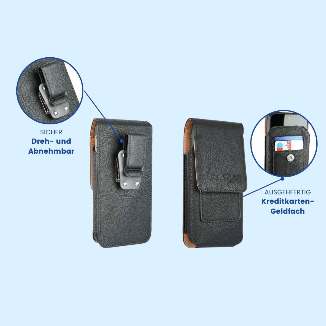caseroxx Handytasche caseroxx Handytasche Outdoor Tasche für Oukitel WP10, schwarz (Einzelartikel, 1-tlg., Outdoor Tasche)