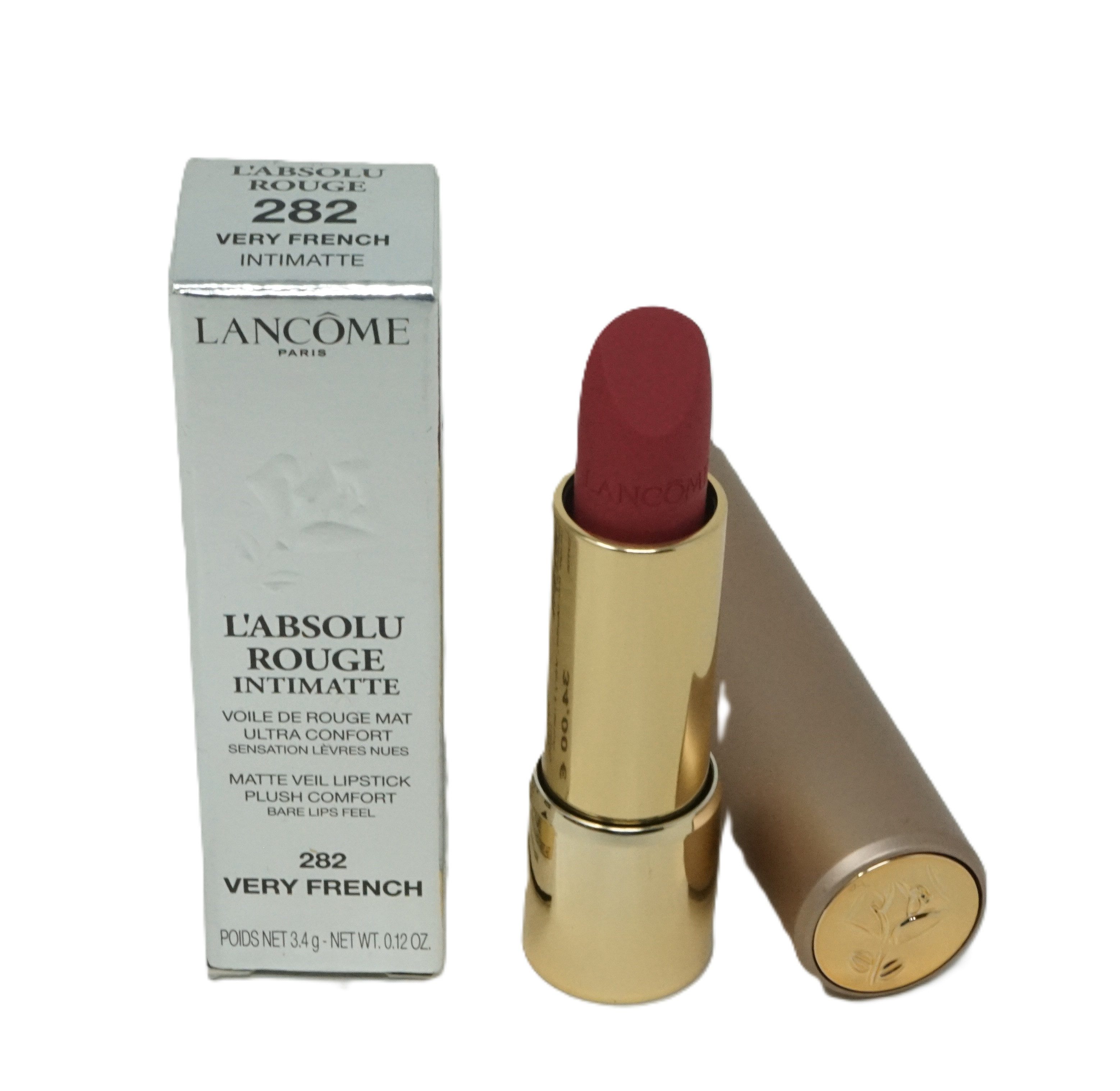 LANCOME Lippenstift Lancome L'Absolu Rouge Lippenstift Intimatte 282 Very French 3,4g