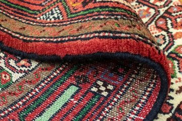 Wollteppich Hamadan Teppich handgeknüpft braun, morgenland, rechteckig, Höhe: 10 mm, handgeknüpft
