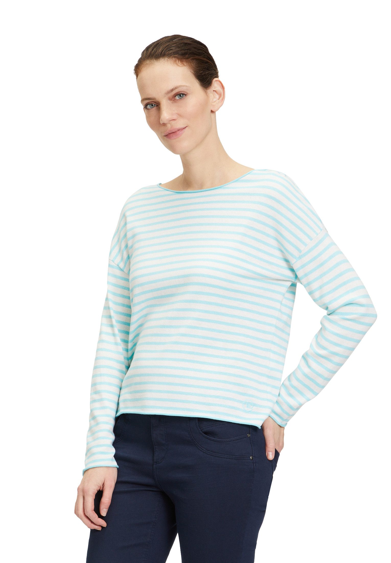 Strickpullover Betty & Co Strickpullover mit U-Boot-Ausschnitt