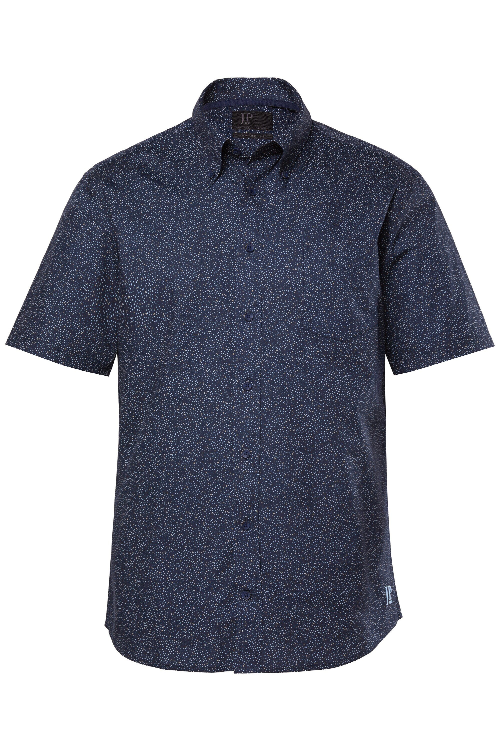 JP1880 Kurzarmhemd Hemd Halbarm Buttondown-Kragen Alloverprint