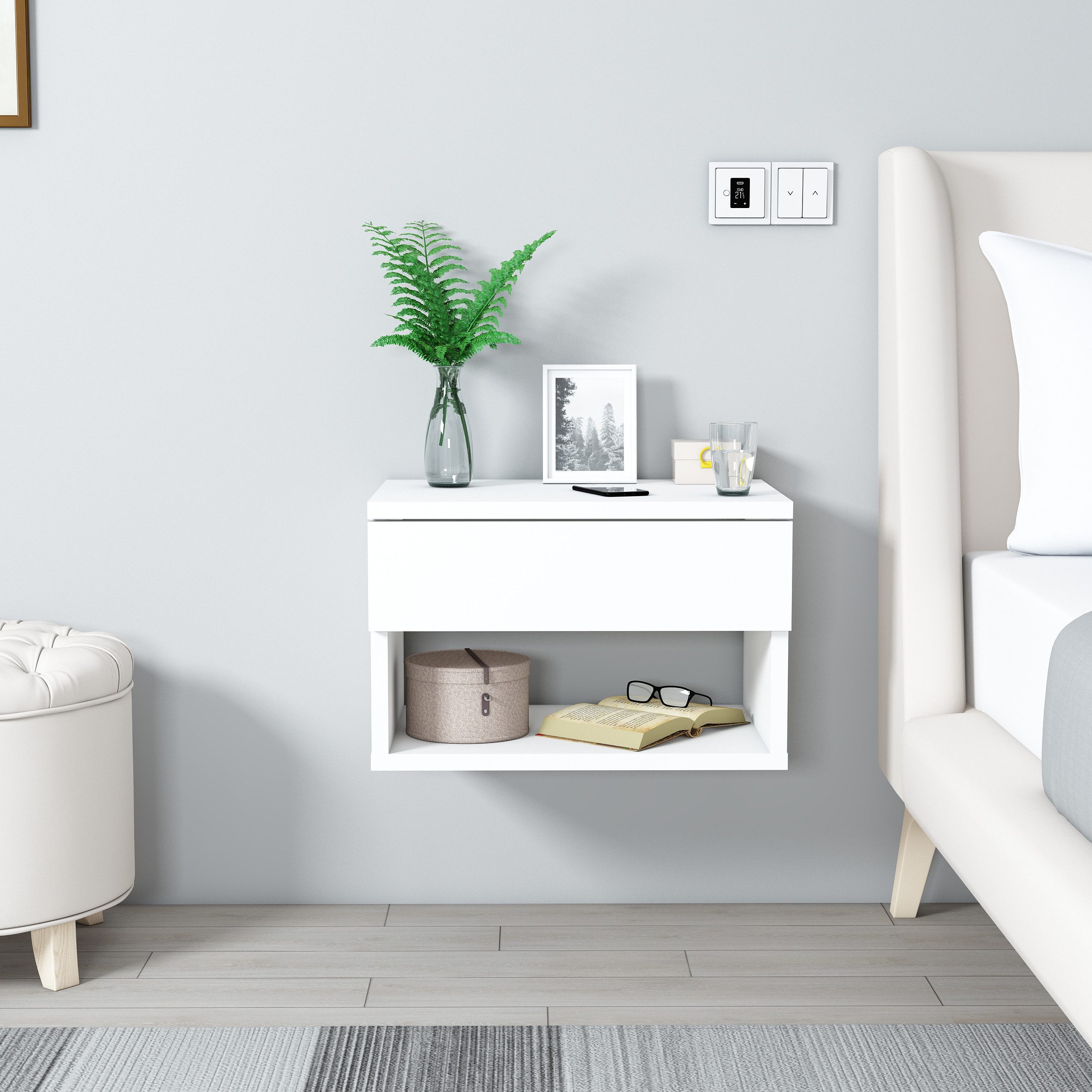 DEMA Home Nachttisch Hestia, Nightstand aus günstig online kaufen
