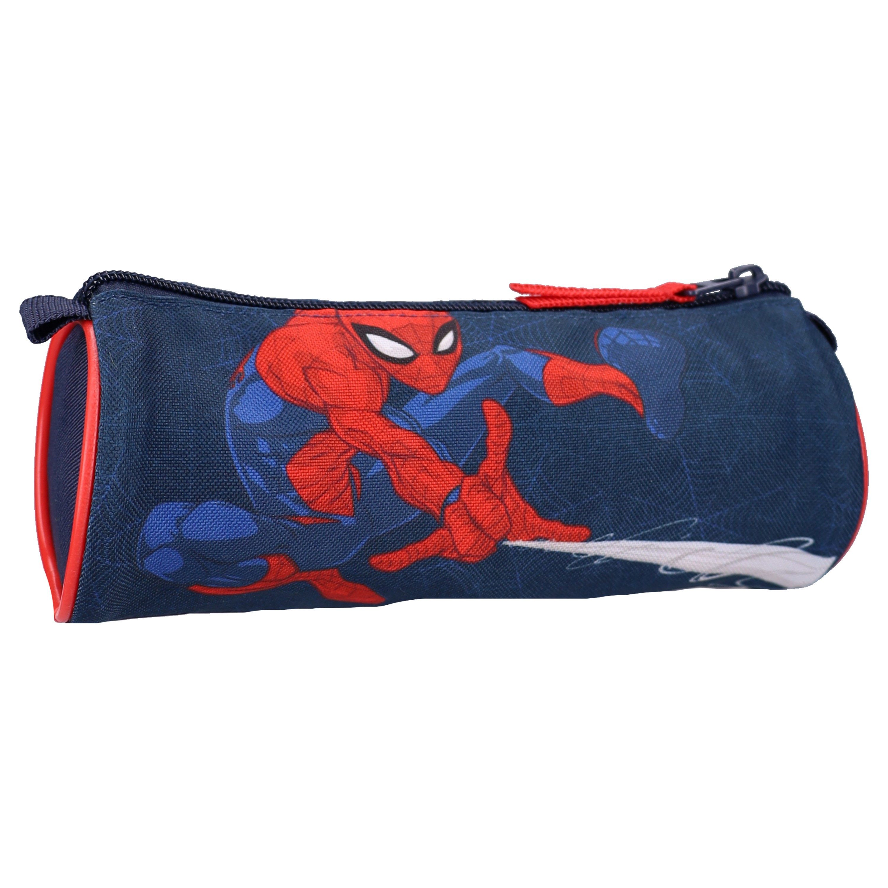 Spiderman Federmäppchen Kinder mit 1 Liter Volumen für Schule Hausaufgaben und Freizeit, (Packung)