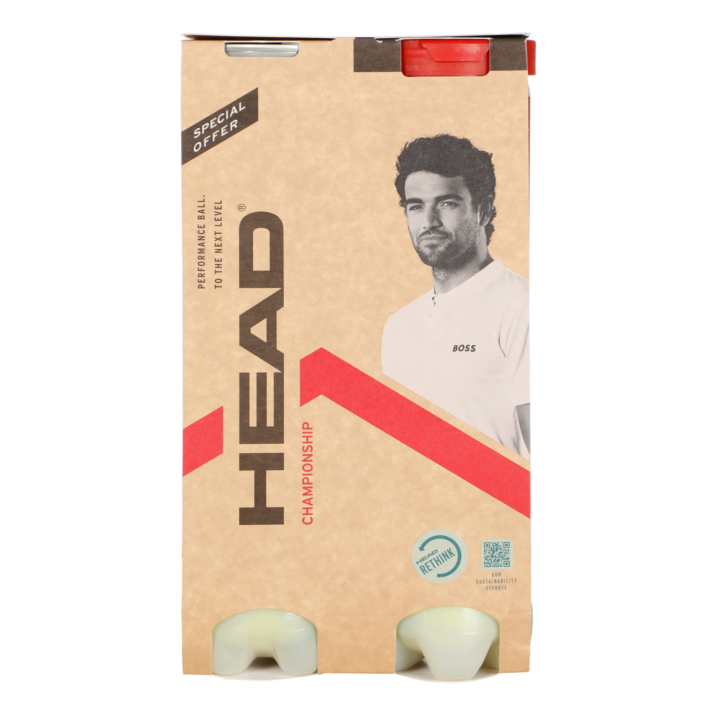 Head Tennisball Championship Bi Pack - 8 Tennisbälle - Innendruckball - (2x 4er Dose)