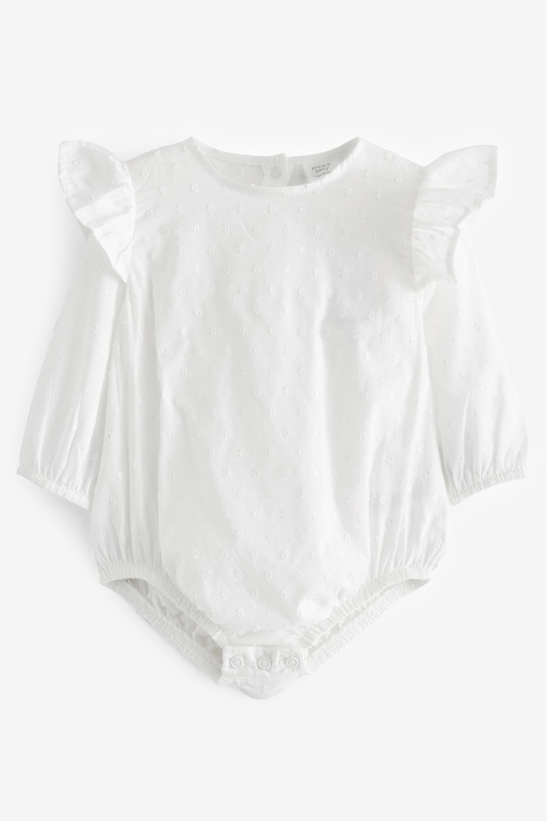 Babystrampler, (3-tlg) Strampler und Next Bluse Strumpfhose Zopfstrick im