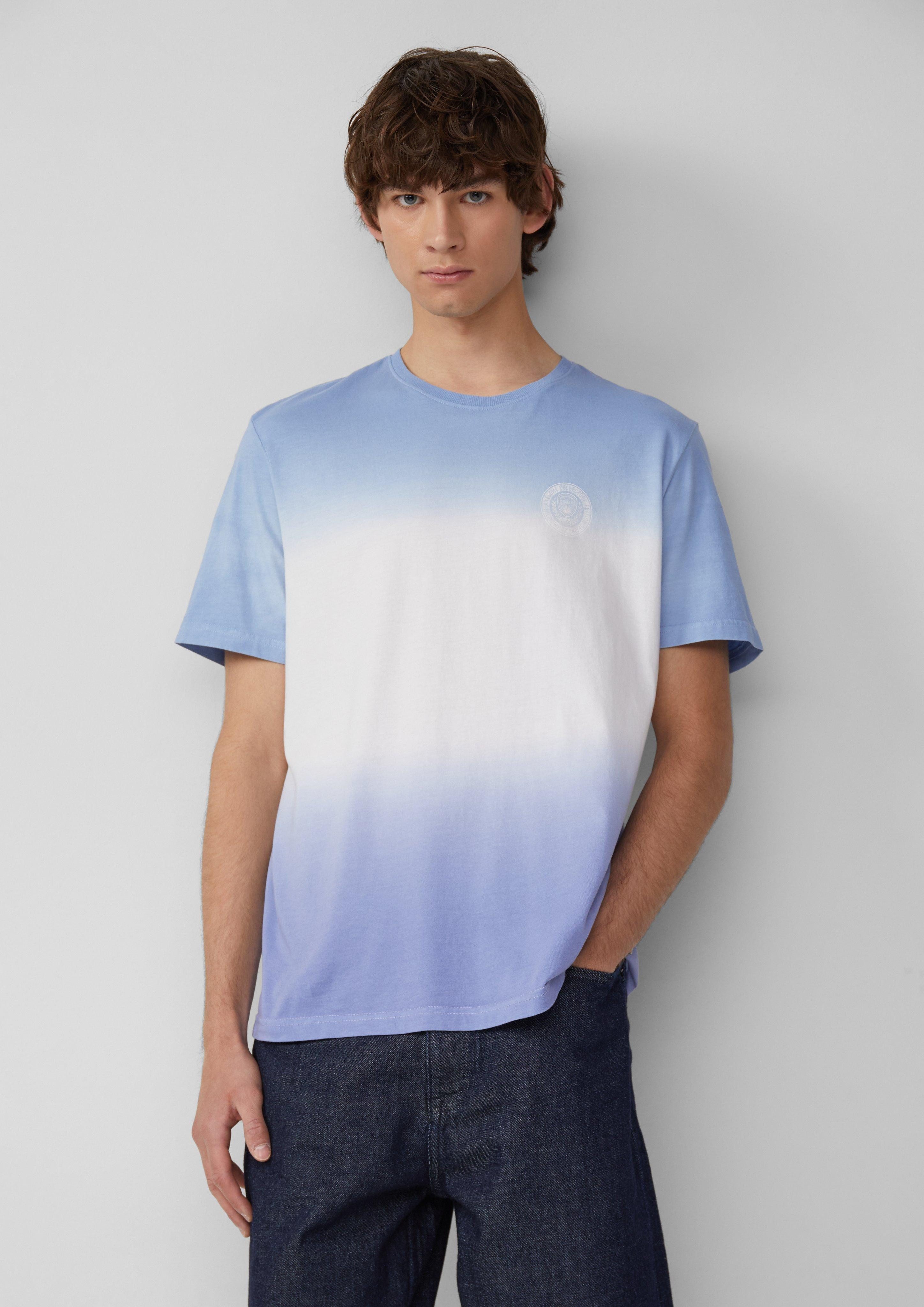 QS Kurzarmshirt T-Shirt mit Farbverlauf und günstig online kaufen