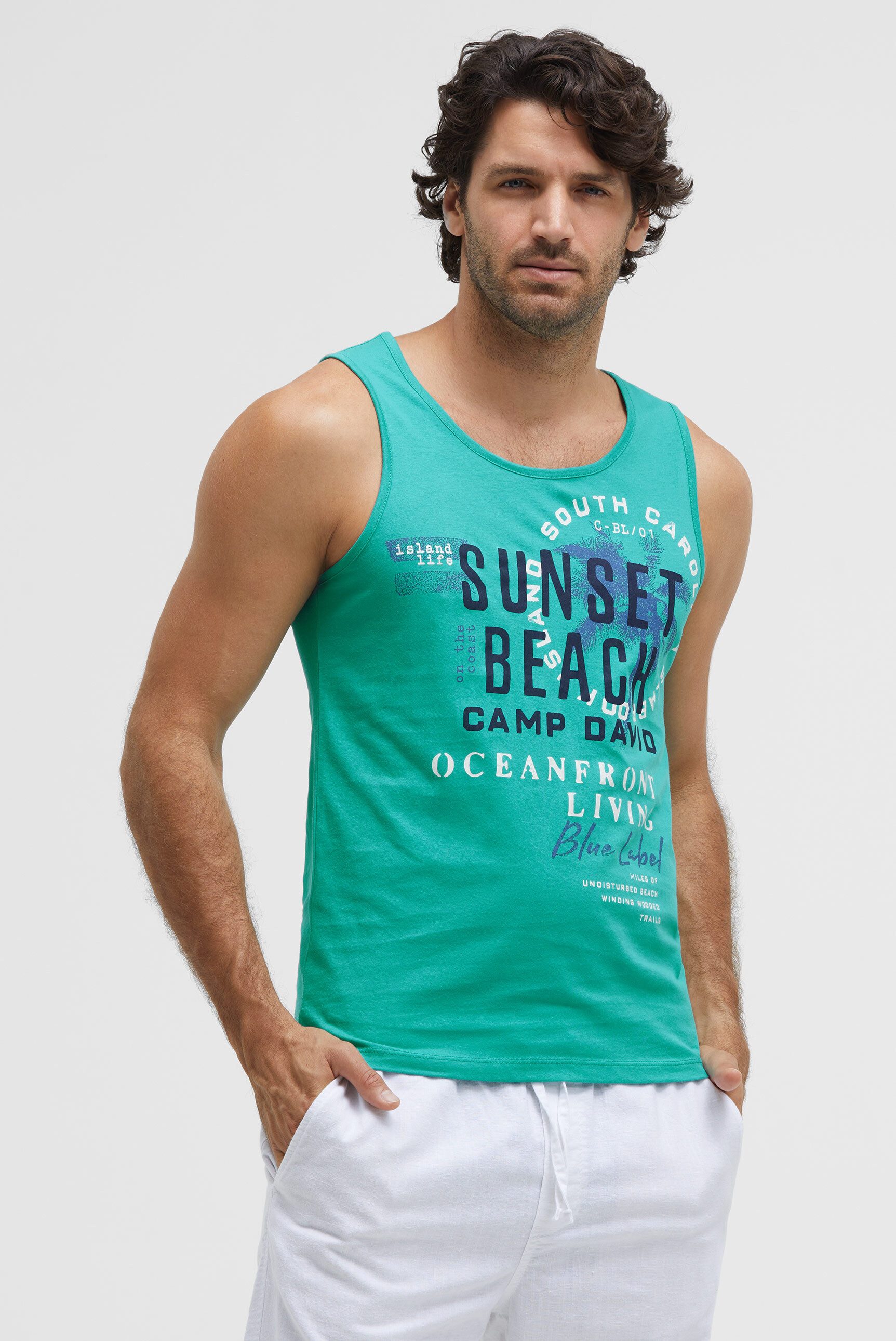 CAMP DAVID Tanktop aus Baumwolle
