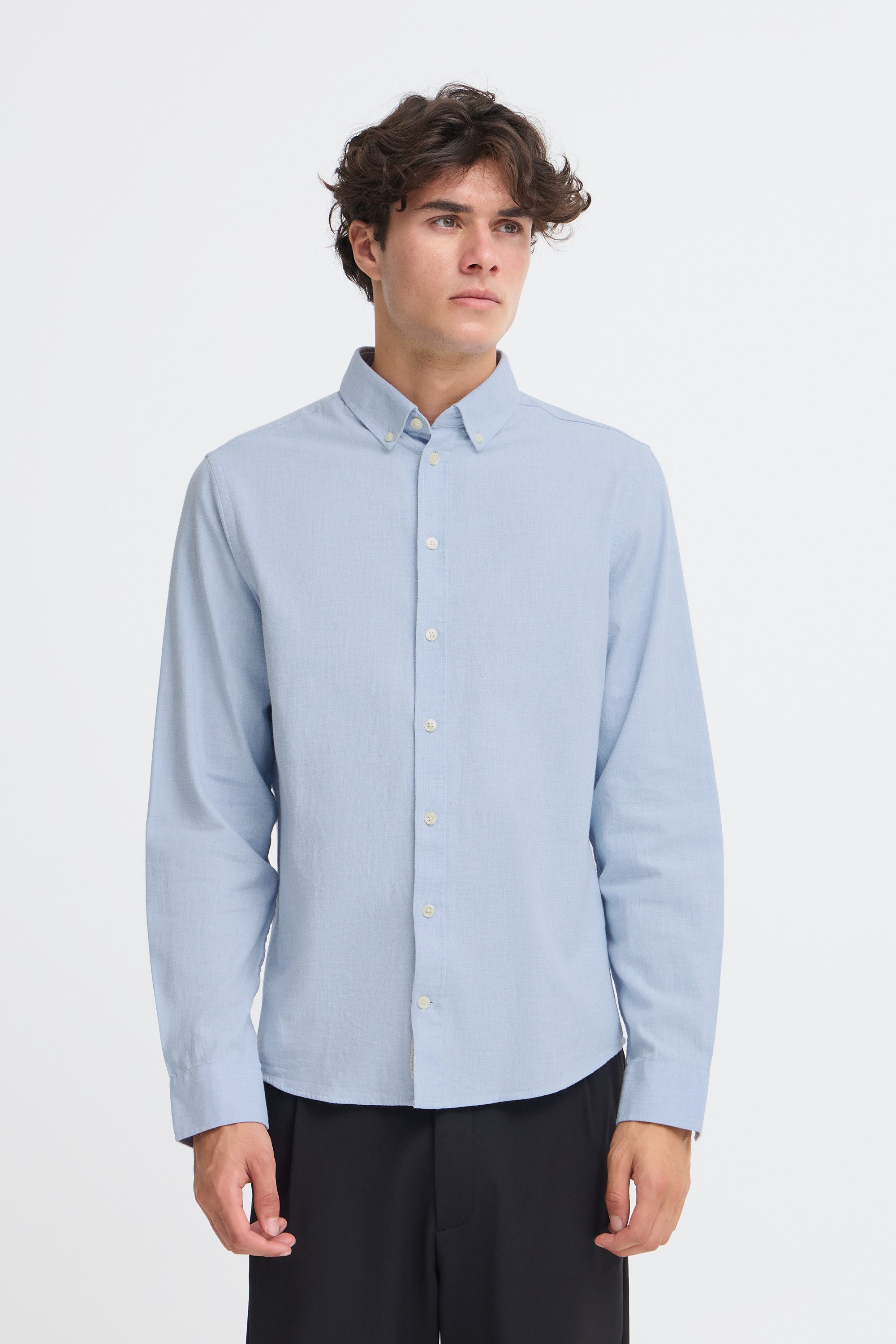 Casual Friday Langarmhemd CFAnton Modisches Hemd mit Knopfleiste