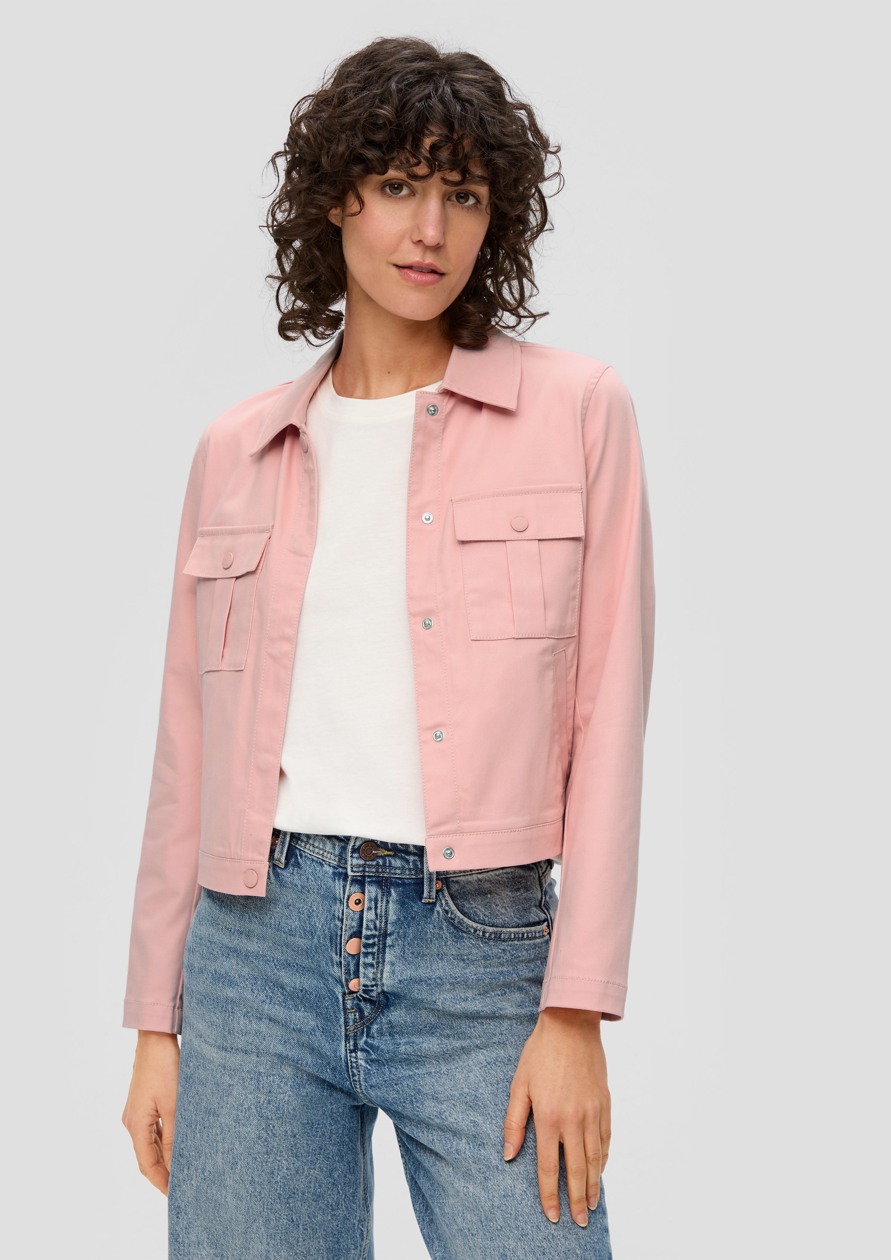 s.Oliver Funktionsjacke Verkürzte Jacke mit aufgesetzten günstig online kaufen