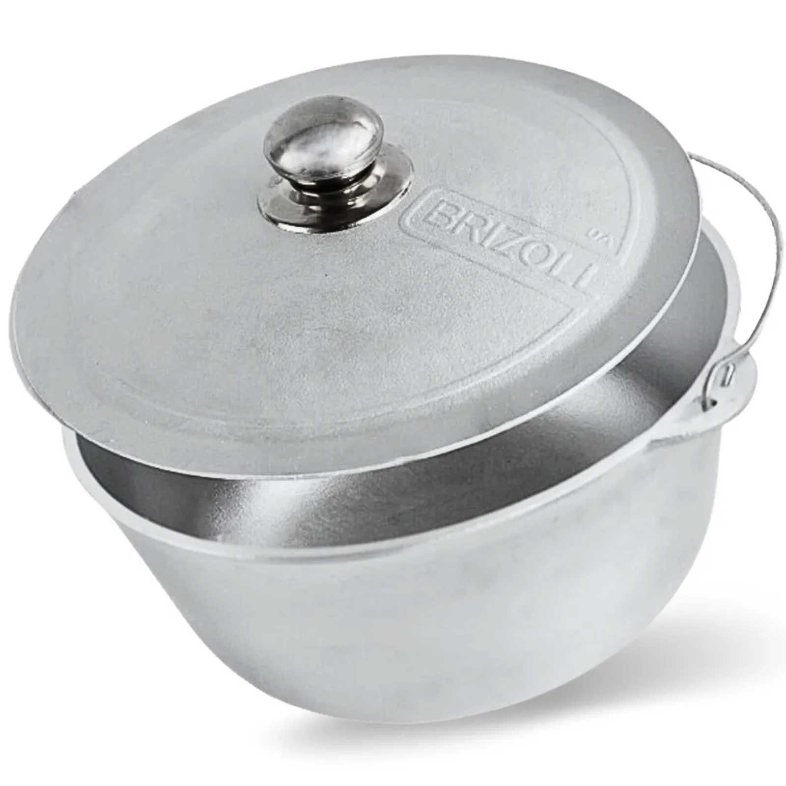 4BIG.fun Kochtopf Aluminium Kasan 15L mit Bügel und Deckel Tatarskij, (Asien Topf Tatarskij / Bügel und Deckel)