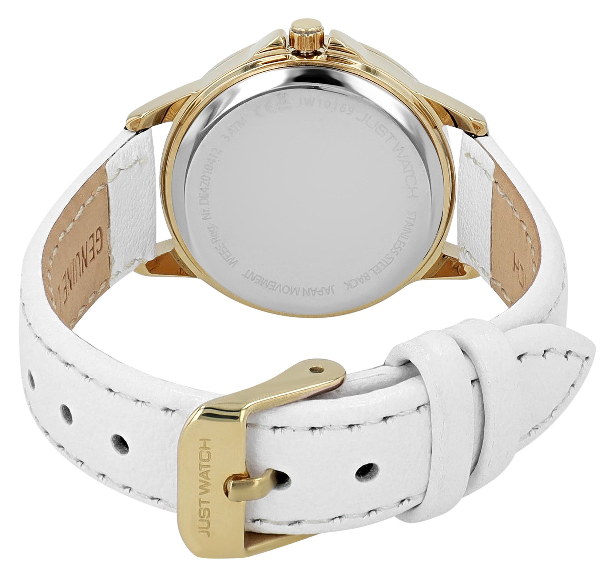 JUST WATCH Quarzuhr Brigitt mit Echtlederarmband, 3 ATM, inkl Geschenkbox, günstig online kaufen