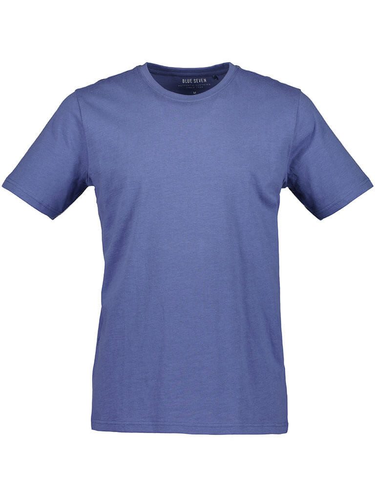Blue Seven T-Shirt Herren Kurzarm-Shirt Unifarben günstig online kaufen