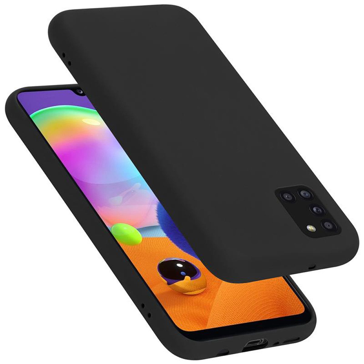 Cadorabo Handyhülle für Samsung Galaxy A31 Hülle Samsung Galaxy A31, Flexible Hülle TPU Silikon Schutzhülle Back Cover Case