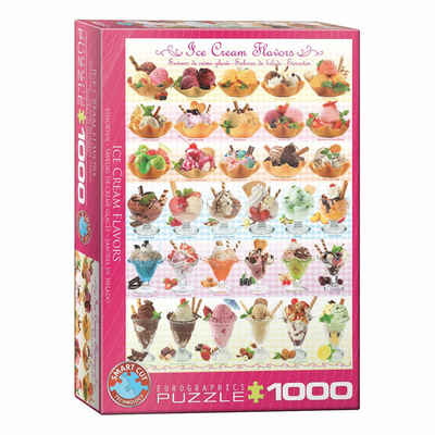 EUROGRAPHICS Puzzle Eisbecher, 1000 Puzzleteile