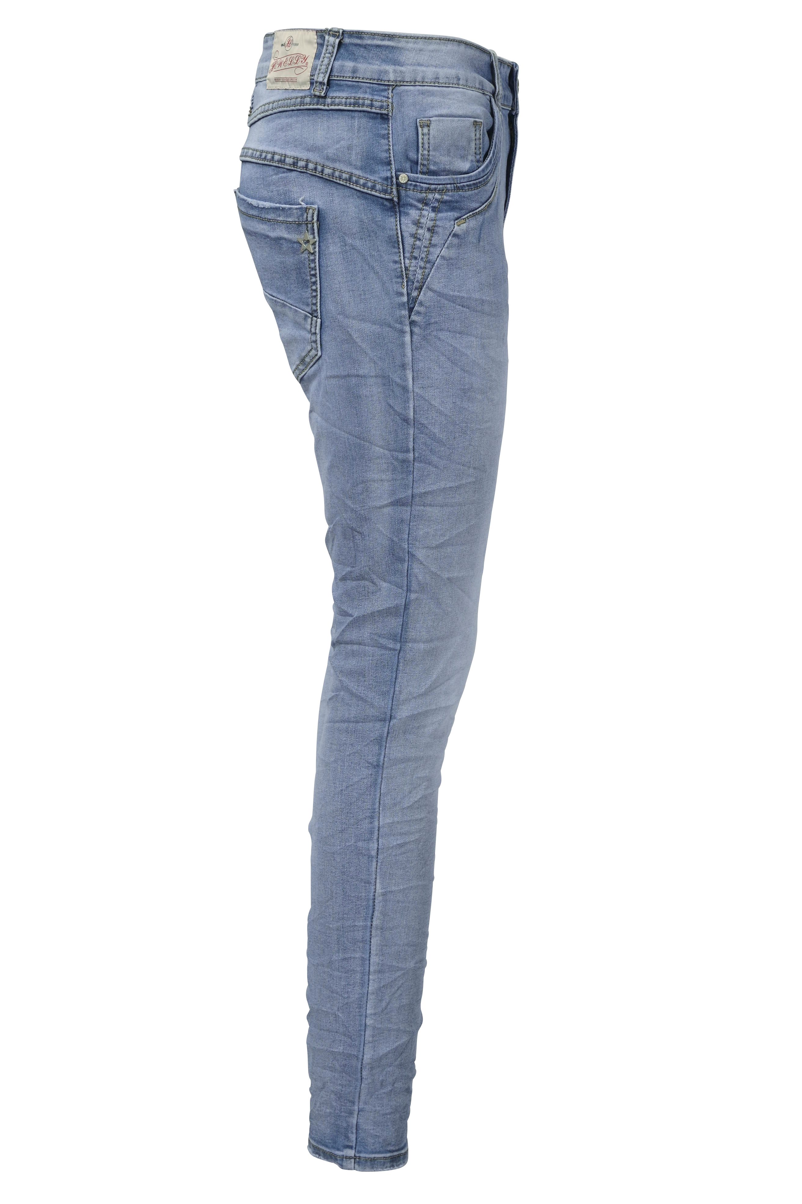 Jewelly Regular-fit-Jeans Stretch Jeans Five-Pocket-Jeans Boyfriend -Cut günstig online kaufen