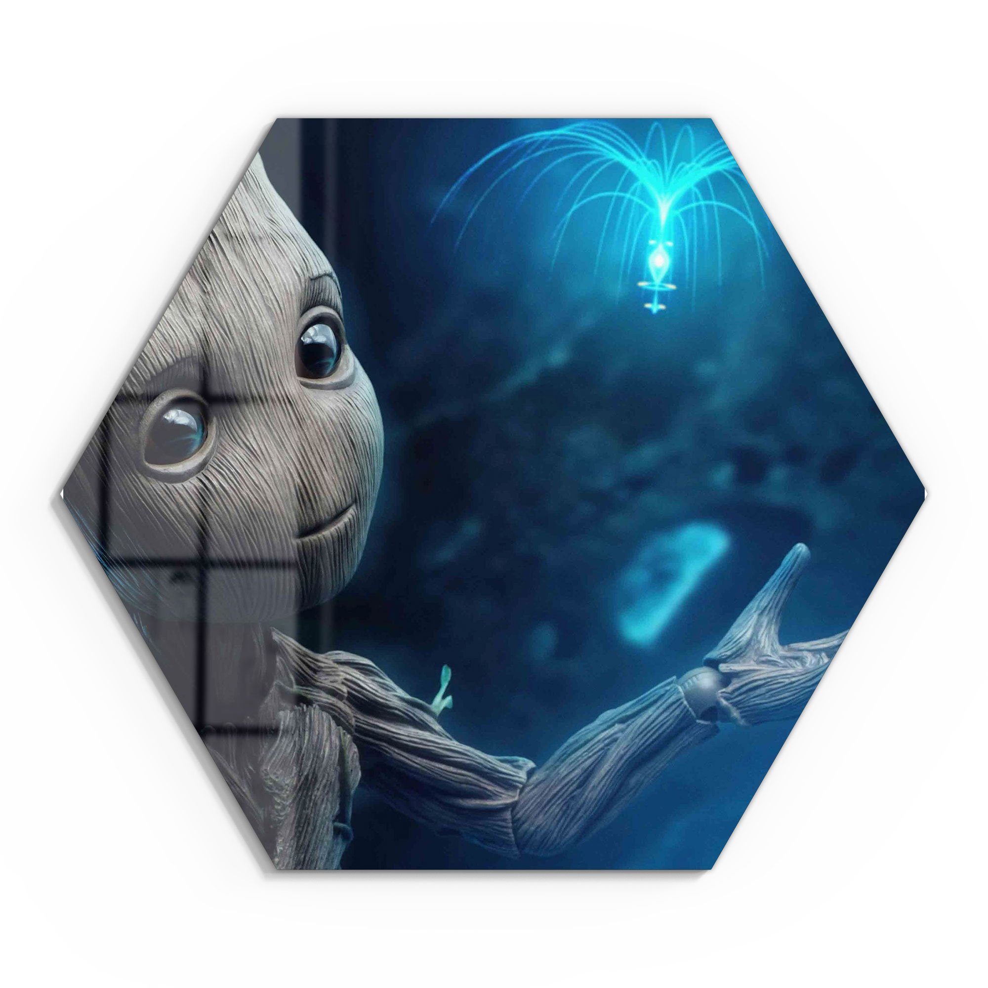 DEQORI Glasbild 'Niedlicher Baby Groot', 'Niedlicher günstig online kaufen