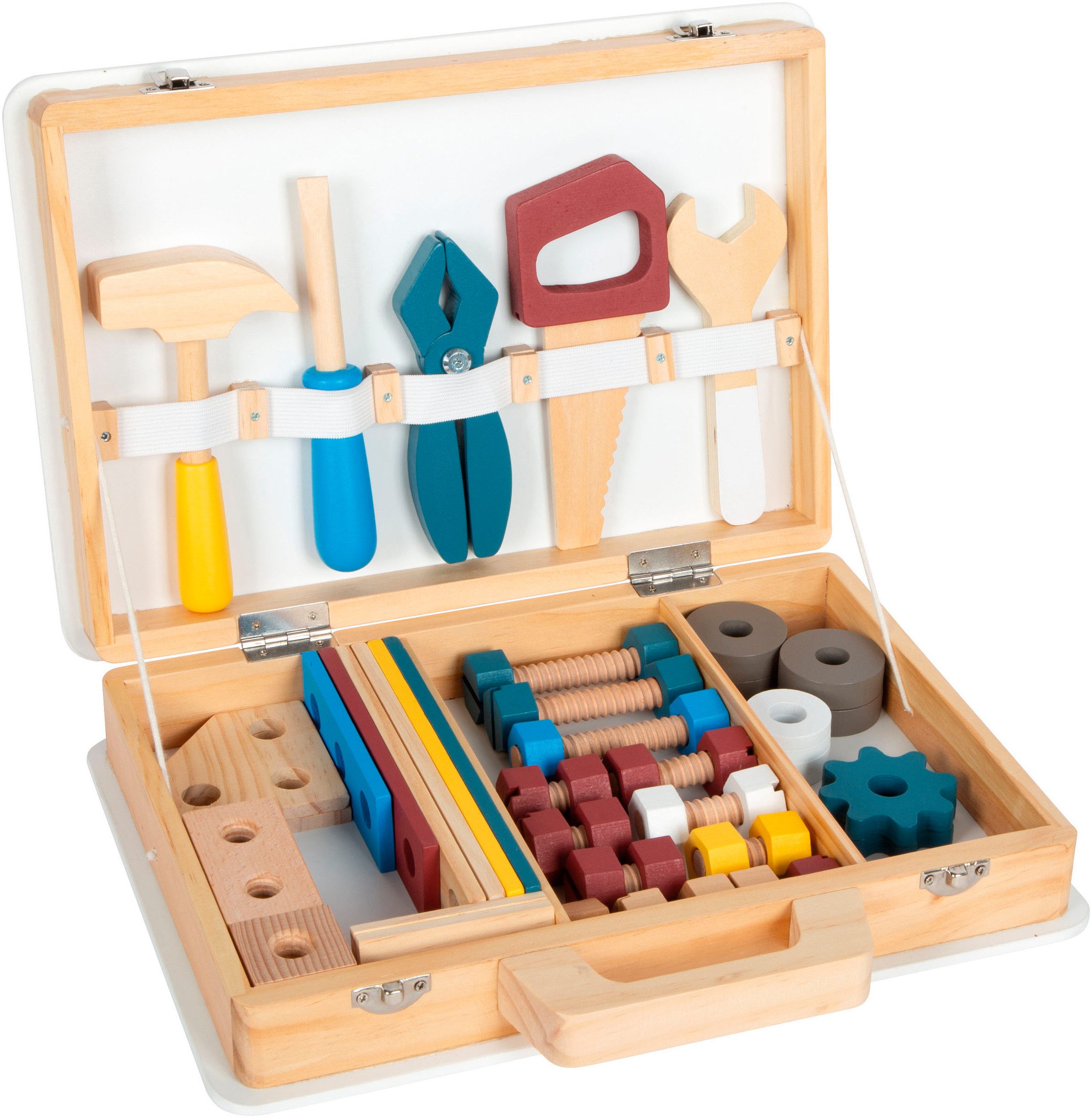 Small Foot Kinder-Werkzeug-Set Werkzeugkoffer - Workshop, günstig online kaufen