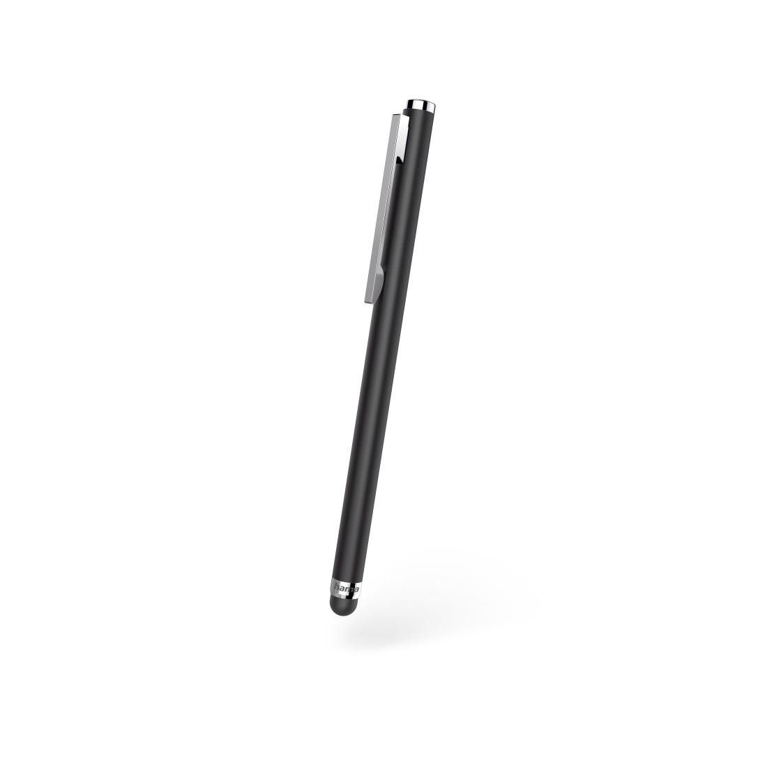 Hama Eingabestift Eingabestift für Tablets und Smartphones dünn, Schwarz, Touchscreen