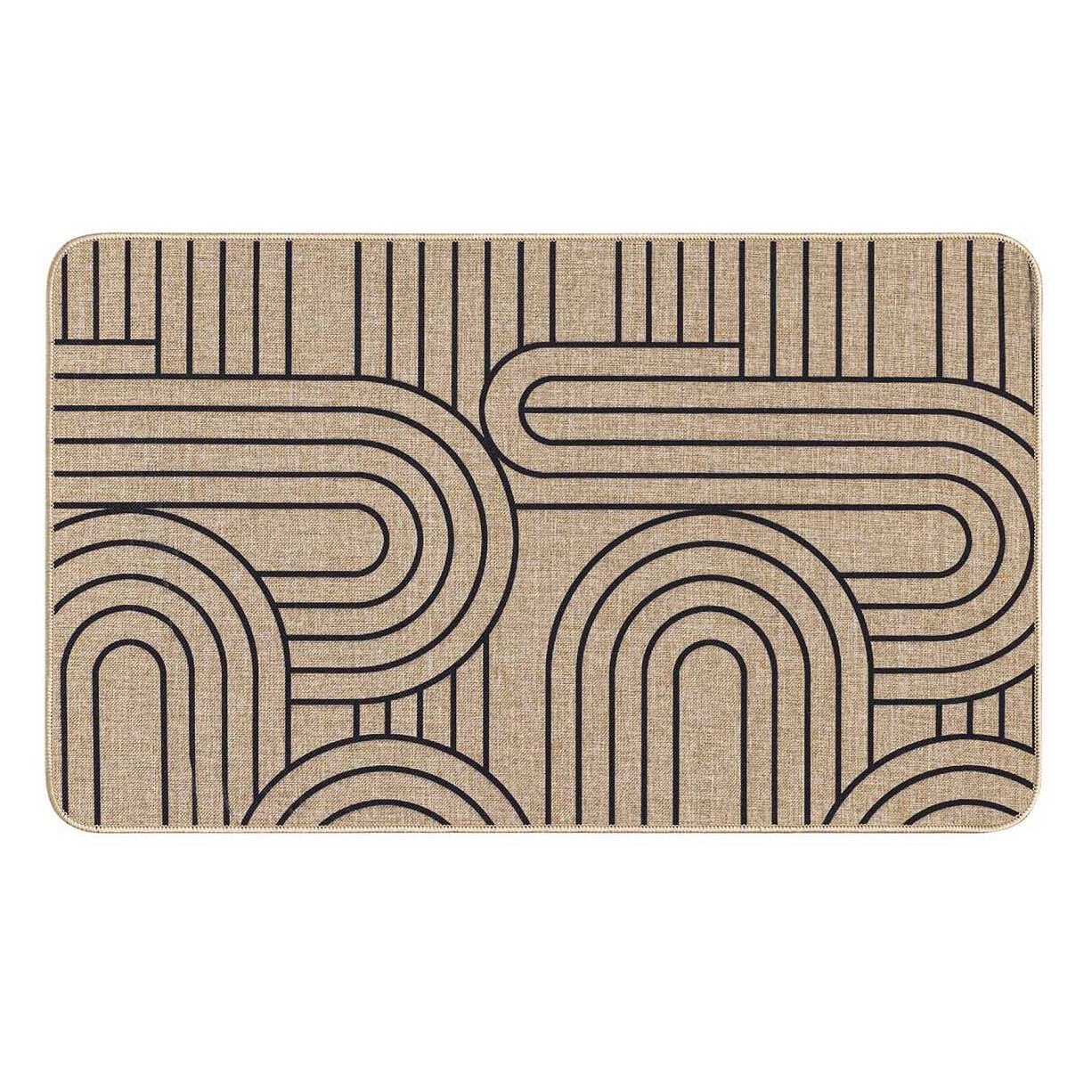 Douceur d'intérieur Teppich Gewebter Teppich mit Muster, 45 x 75 cm, MODUL