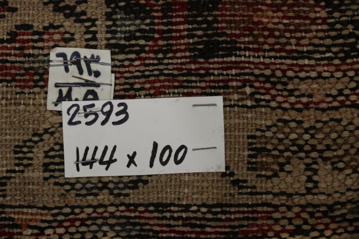 Perserteppich, Trading, 8 Nain mm Höhe: Orientteppich Handgeknüpfter rechteckig, / Hamadan Orientteppich 101x145