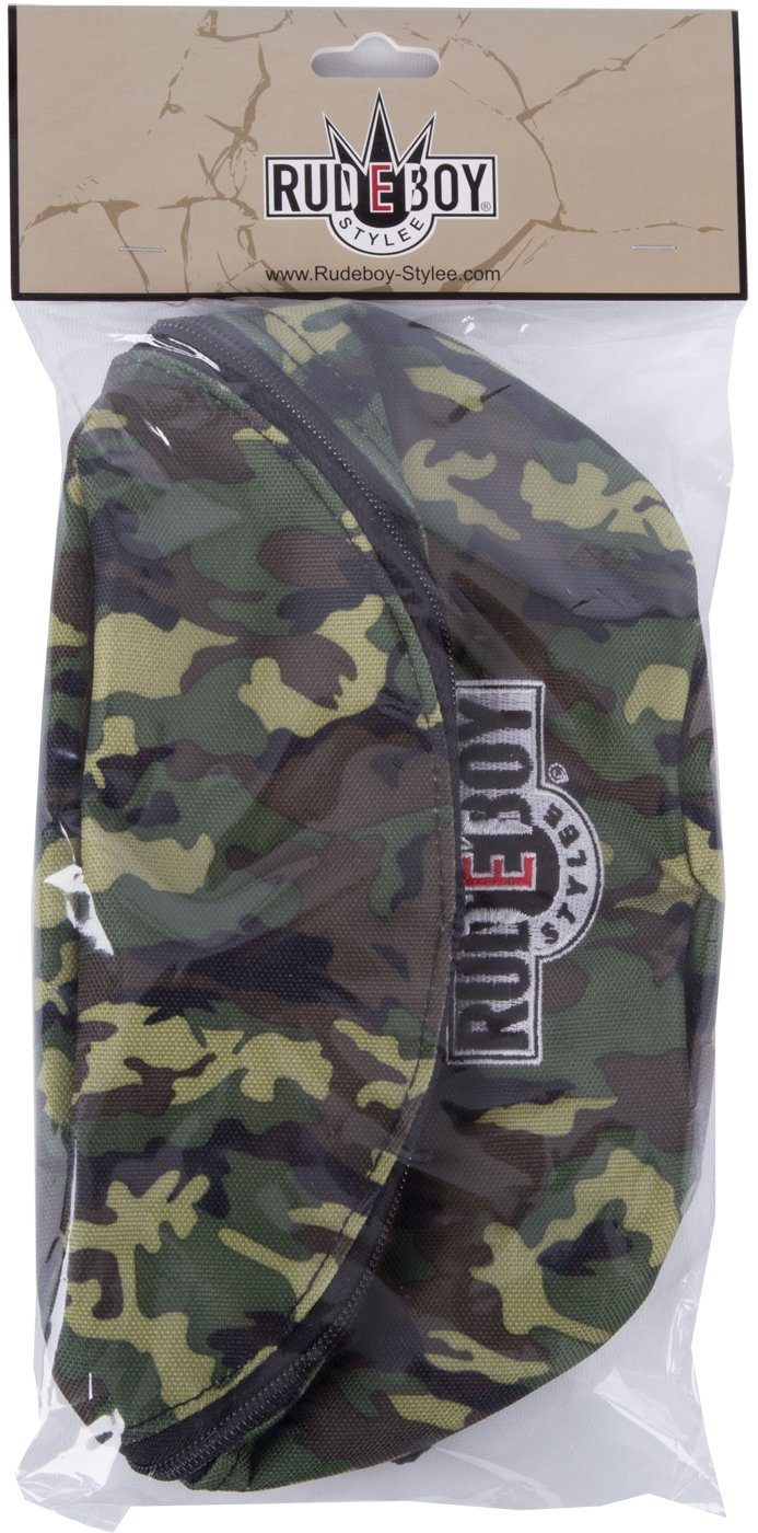 Rudeboy Stylee Bauchtasche Hüfttasche Classic mit Stick für Erwachsene und Kinder, mit Reißverschlussfach auf der Rückseite
