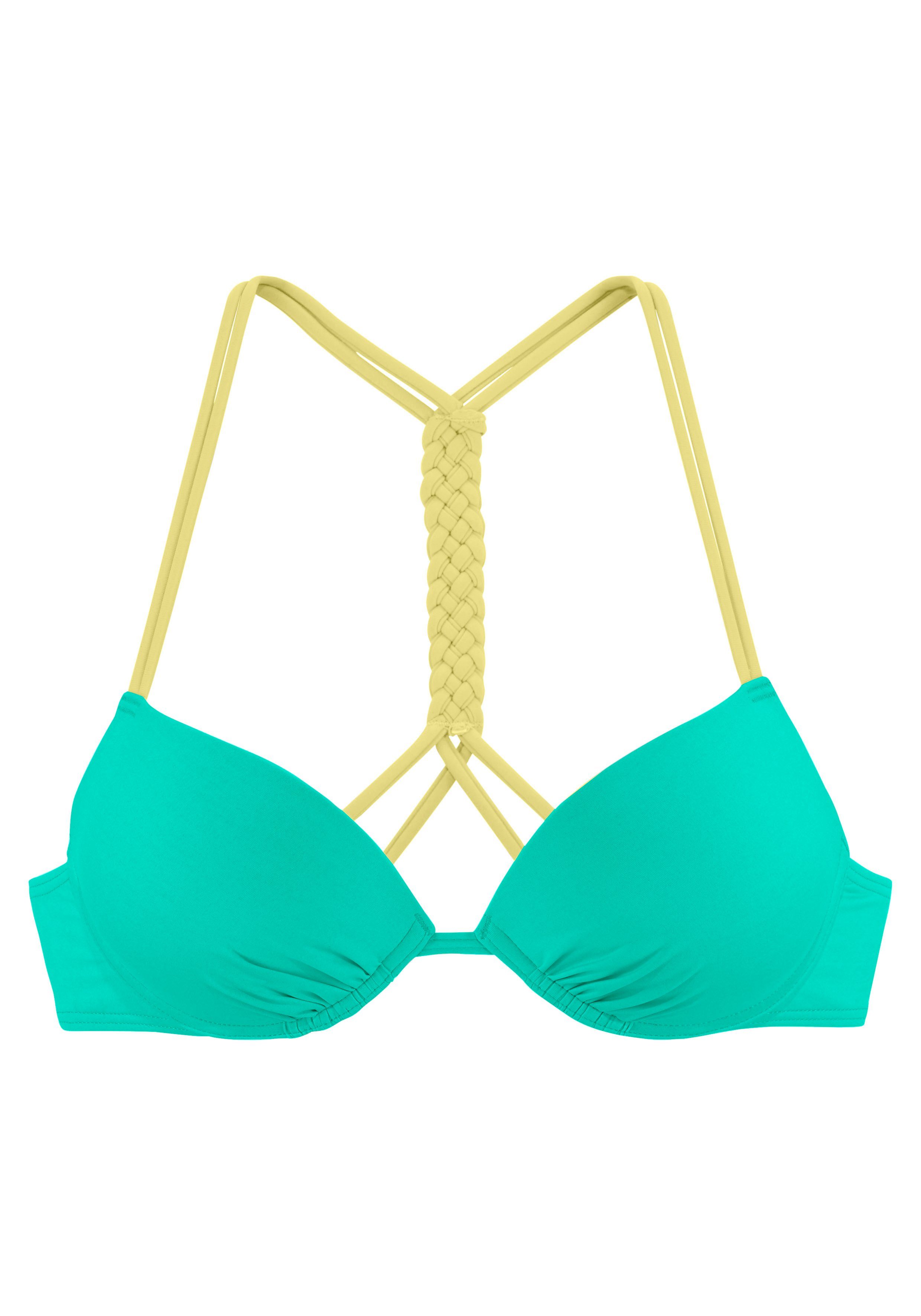Venice Beach Push-Up-Bikini-Top Anna, wattierte Cups, mit eingearbeiteter V günstig online kaufen