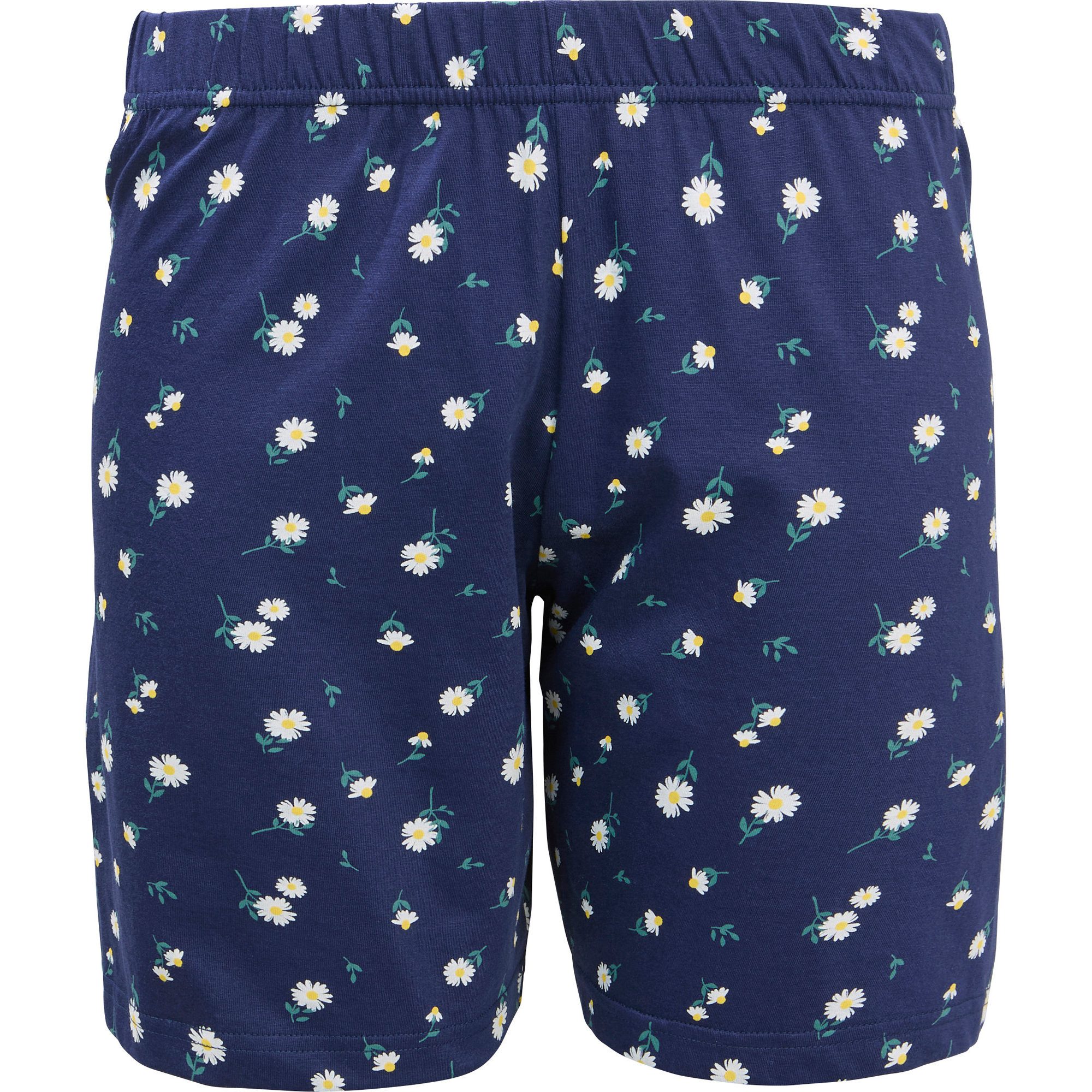 Erwin Müller Pyjama Damen-Shorty Single-Jersey Blumen – Bild 3 von 5