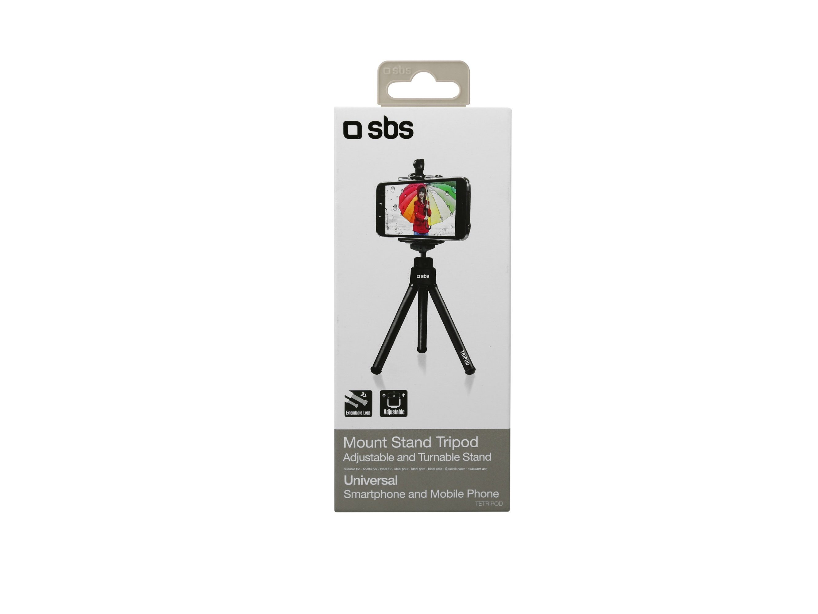 sbs Handy-Halterung SBS Universal Dreibeinstativ für Smartphone - Handy Stativ