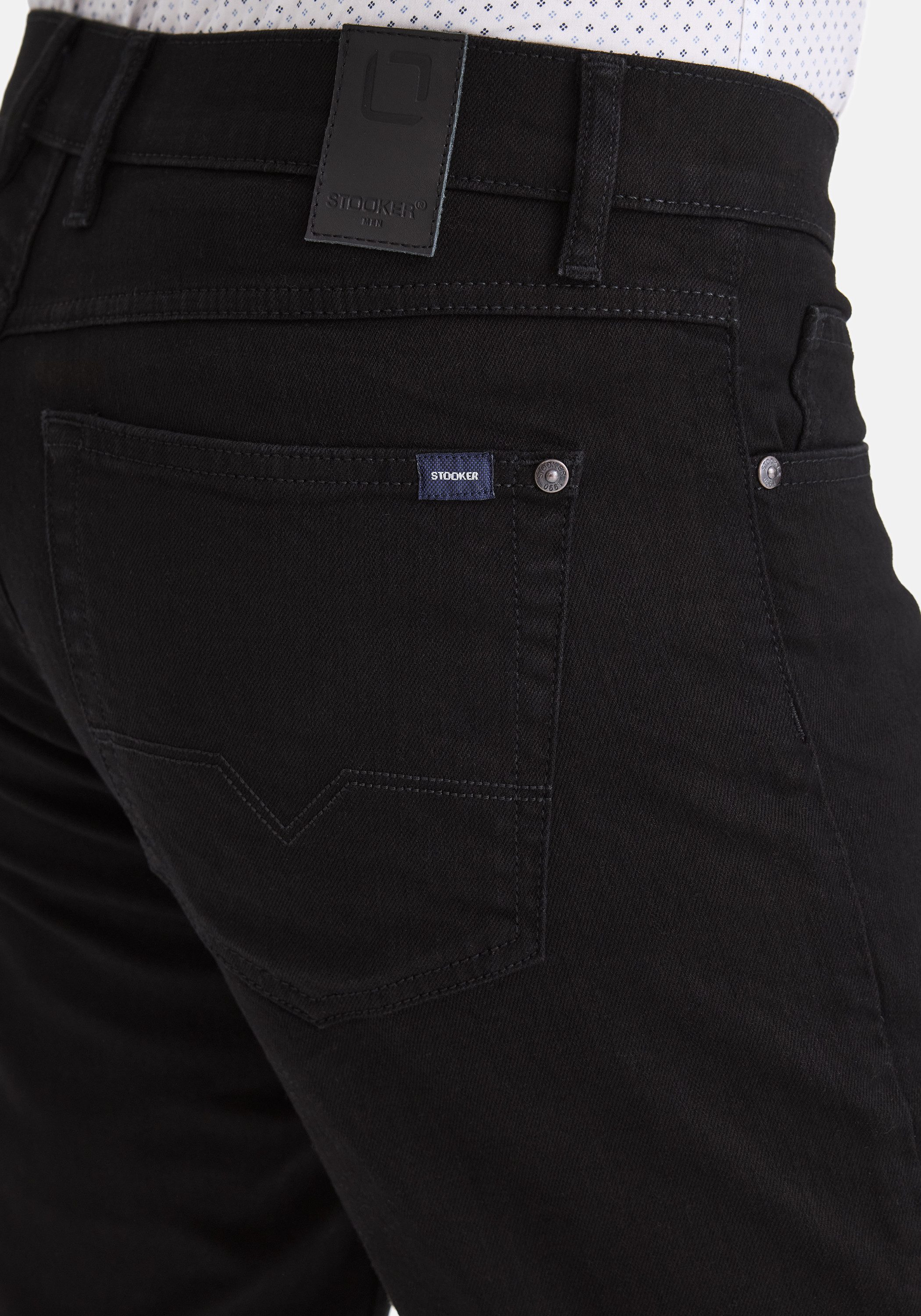 Stooker Men 5-Pocket-Hose Frisco Denim Straight Fit Jeans Straight Fit Casual Clean Wash Twill Coloured Comfort Flex! für Herren