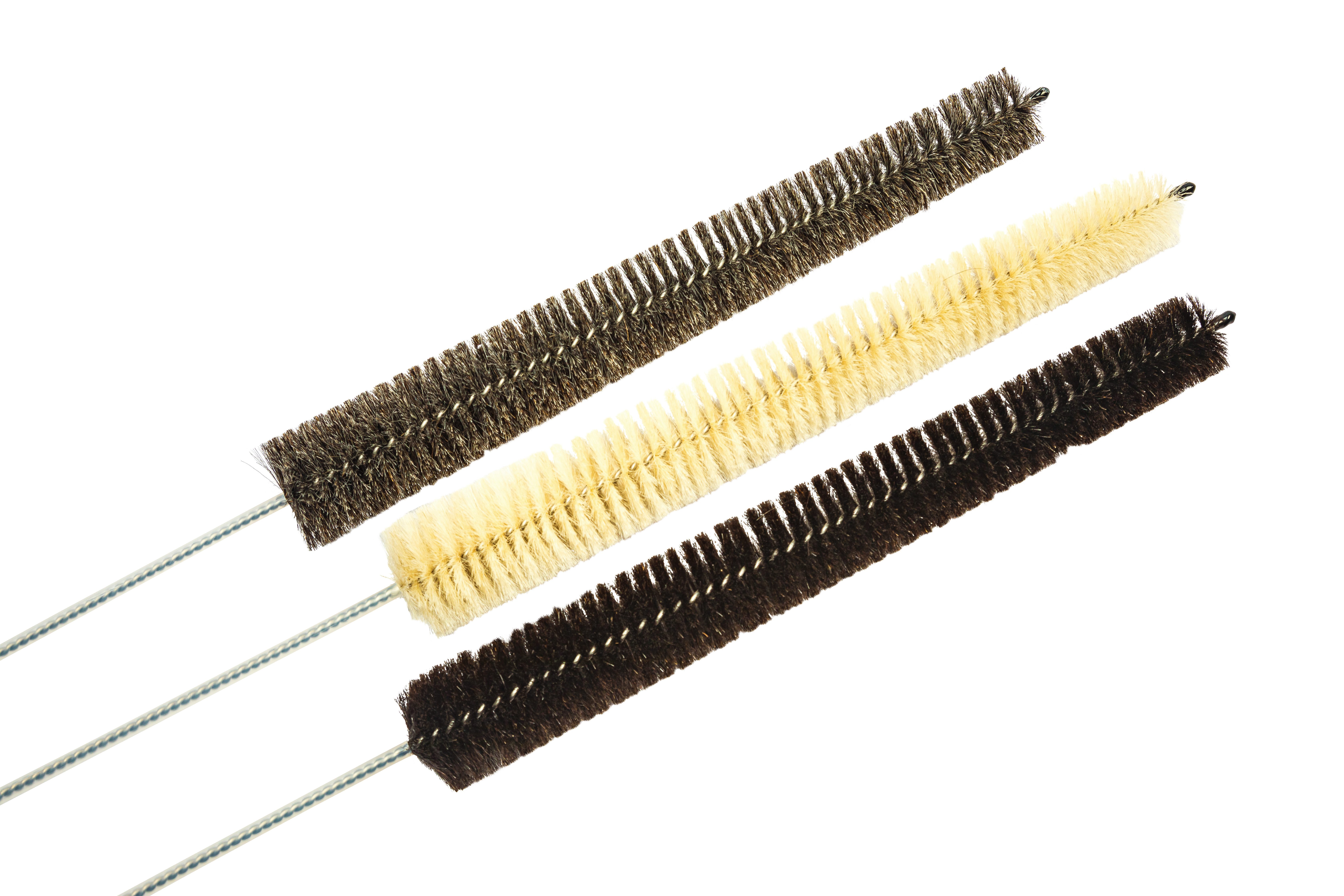 Neustanlo Reinigungsbürste Heizkörperbürste 2.0 mit extra weichen Ziegenhaaren, 2 Meter Länge, Ideal für empfindliche Oberflächen, schwarze Borsten – Bild 3 von 3