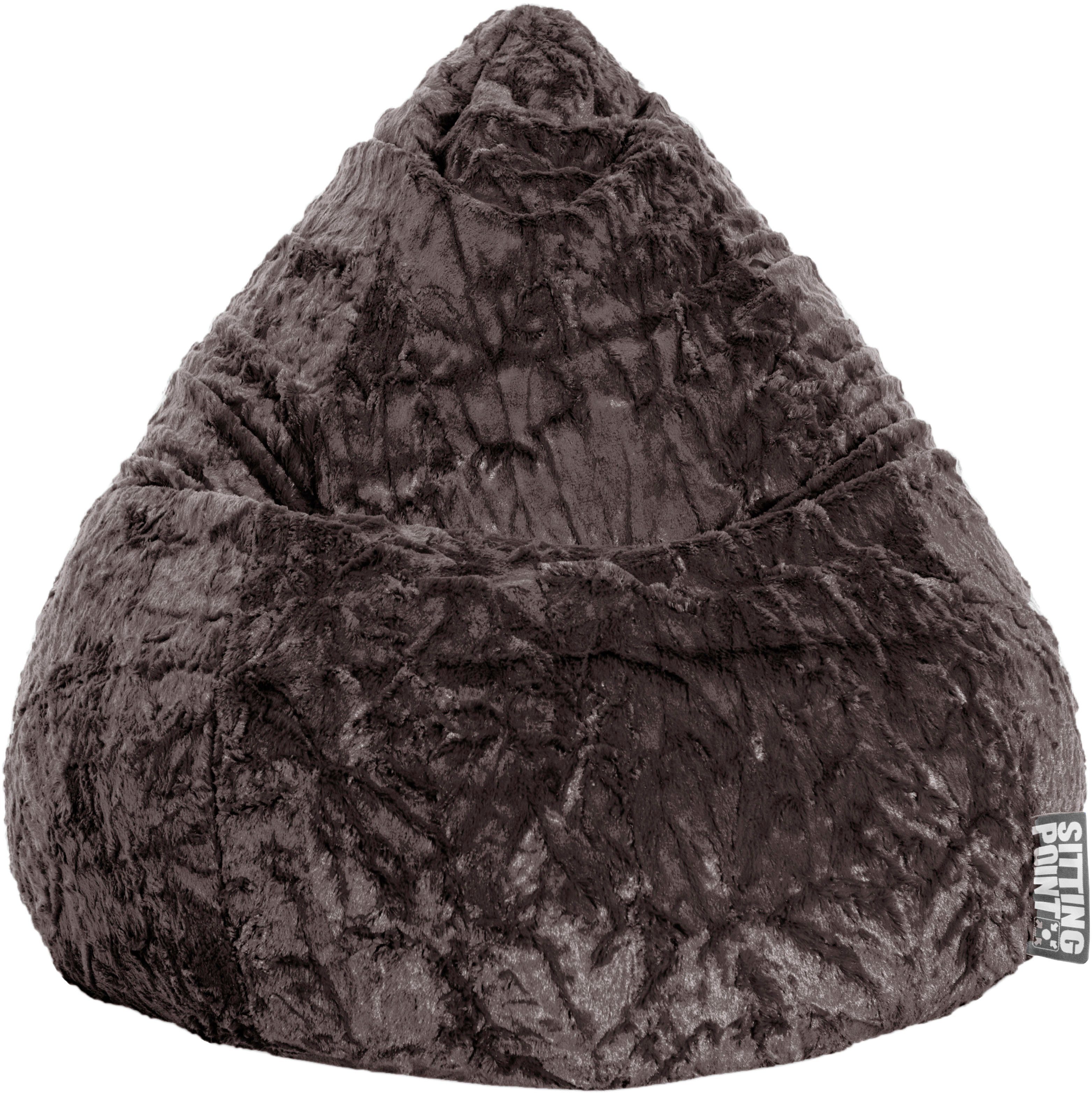 Magma Heimtex Sitzsack BeanBag FLUFFY L St) anthrazit (1