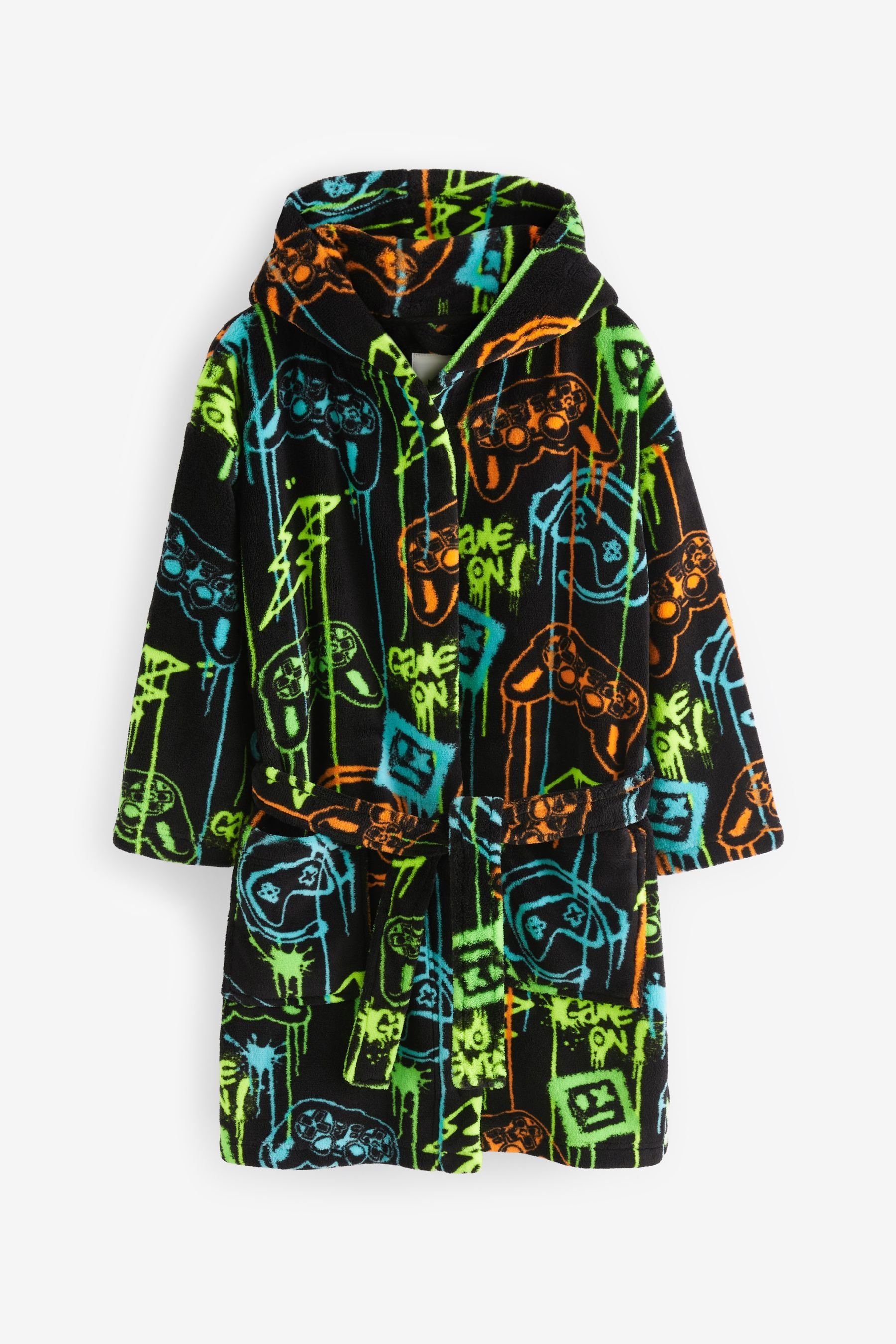 Next Kinderbademantel Fleece-Bademantel, Polyester (recycelt), Polyester