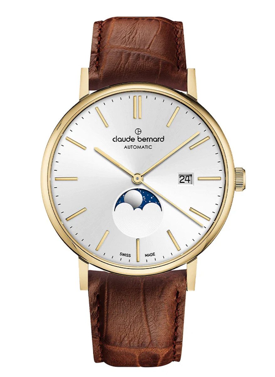 Schweizer Uhr Slim Line Automatic Moon Phase 80501 37J AID